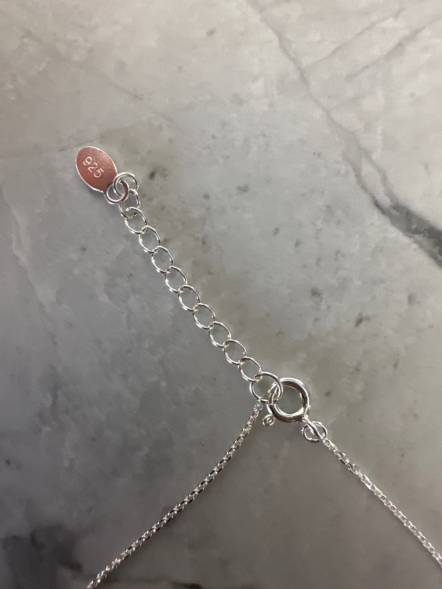 Heart Bead Bracelet Silver