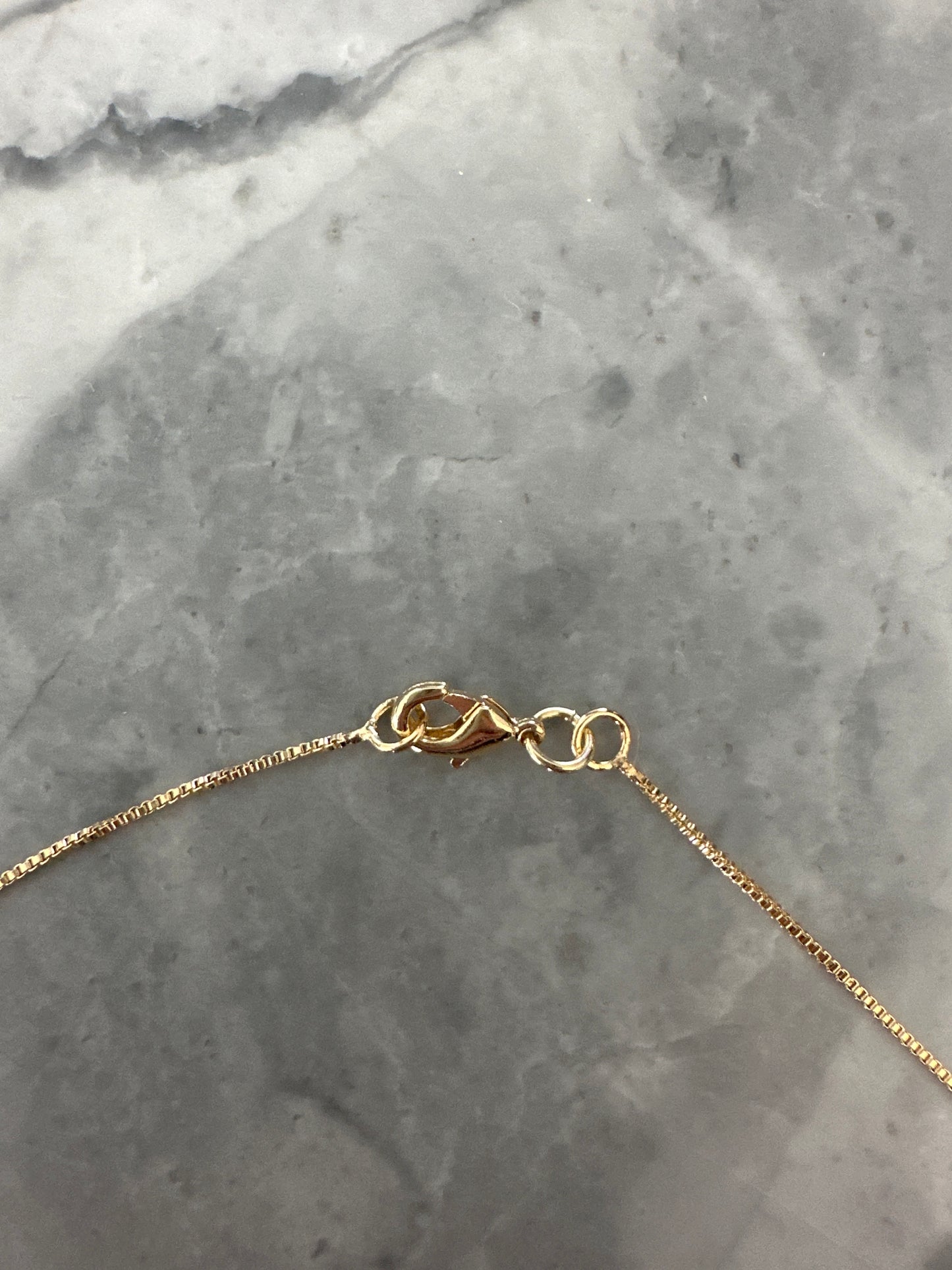 Teardrop necklace 18k gold-filled