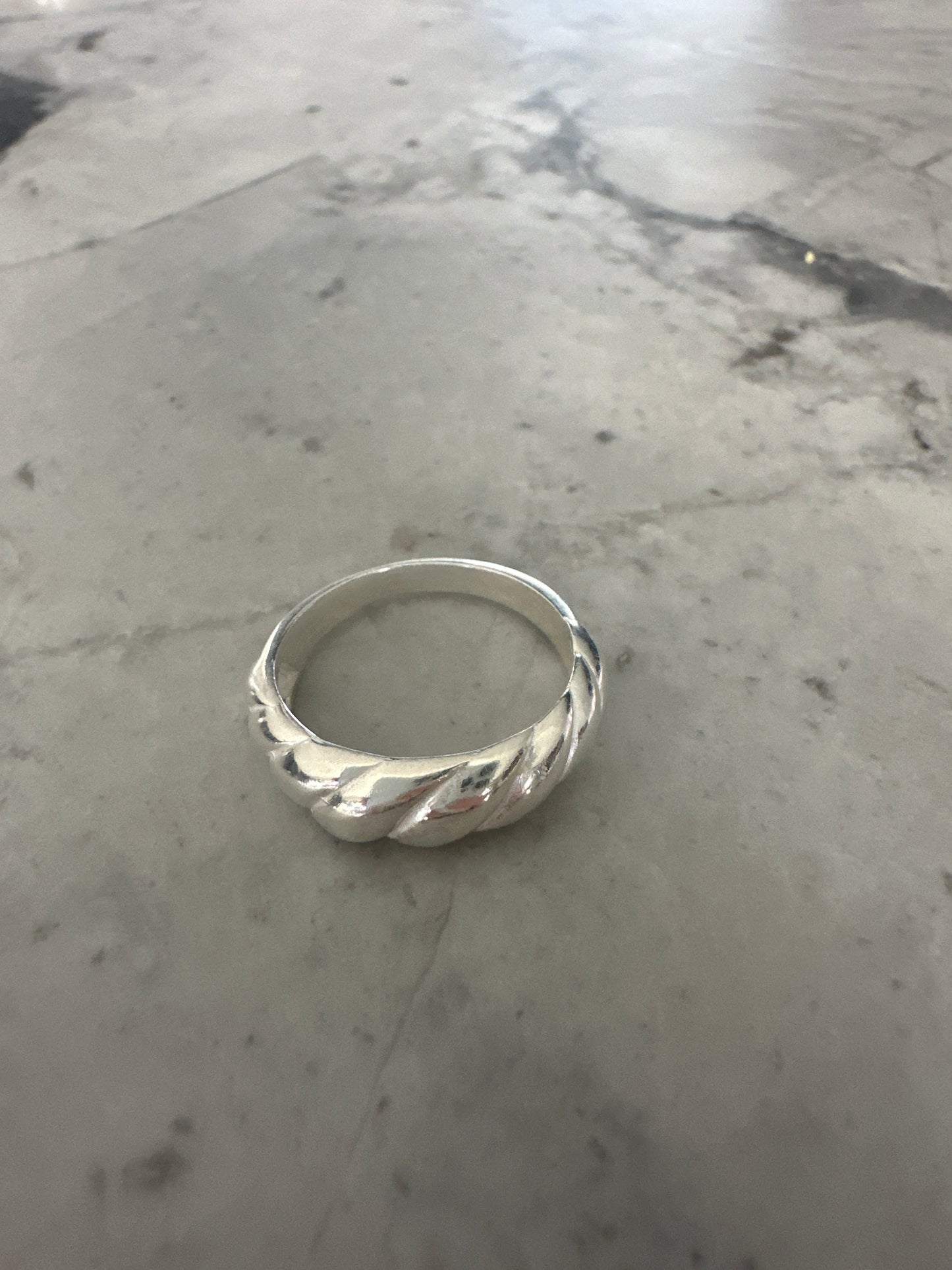 Twist Silver Ring