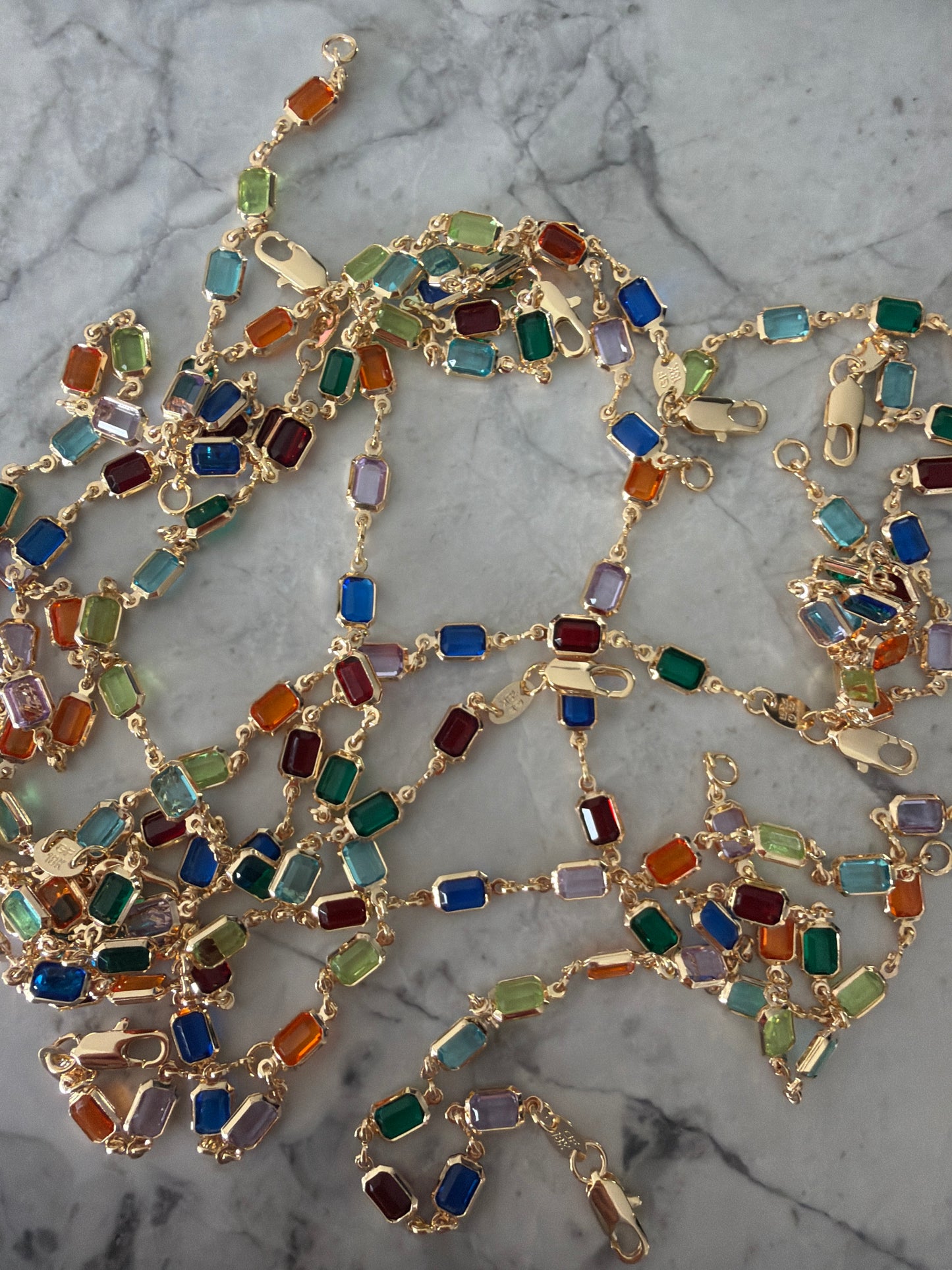Art Deco Anklet 18k Gold Filled