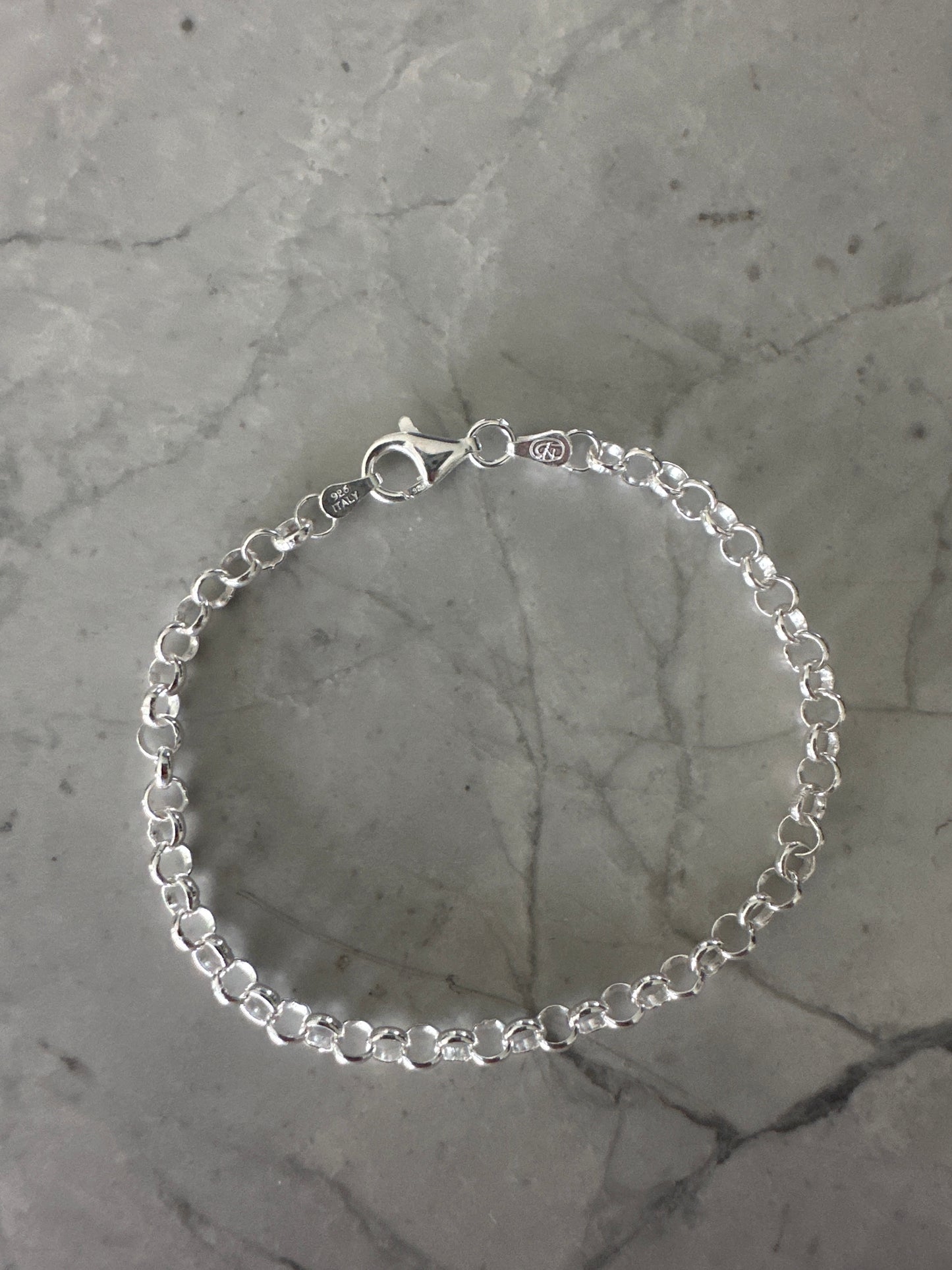 Rolo Chain Bracelet Silver