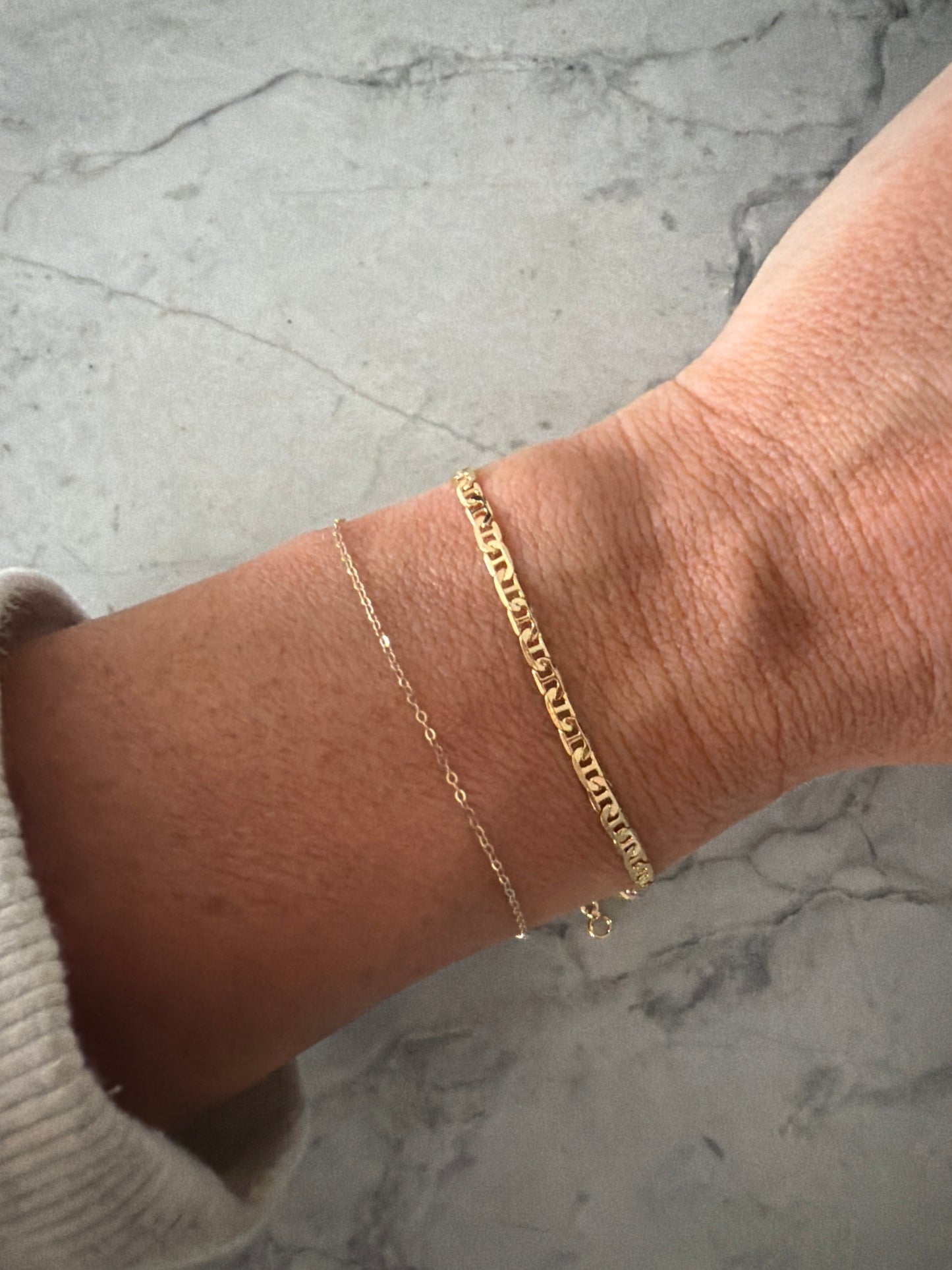 Joanne Italian Links Bracelet | 18k Gold Filled - Sale