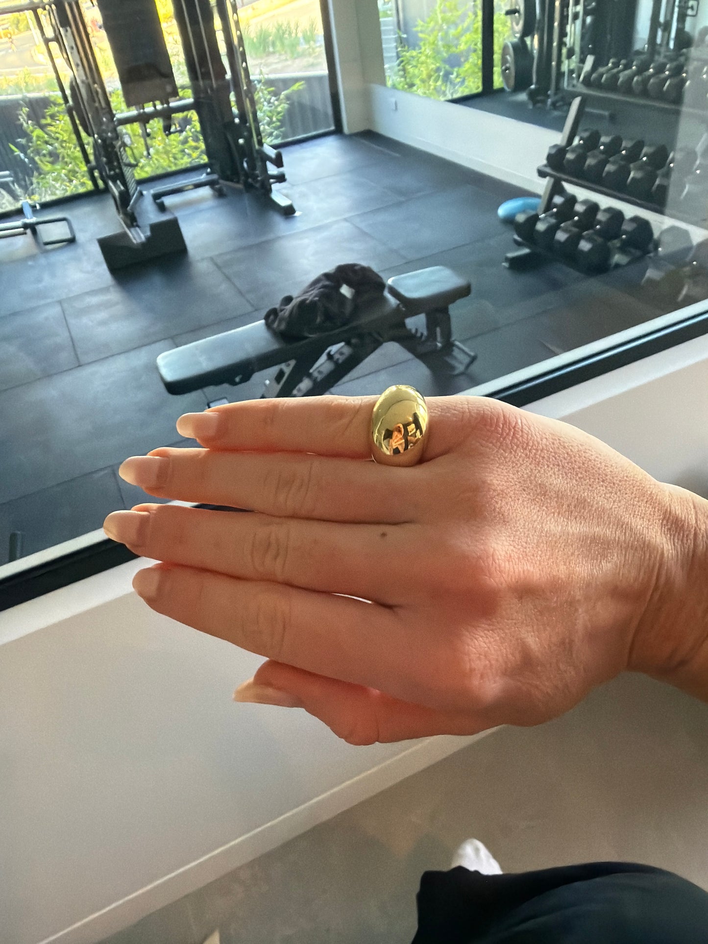 Oscar Ring | Dome 18k Gold Filled | Sale