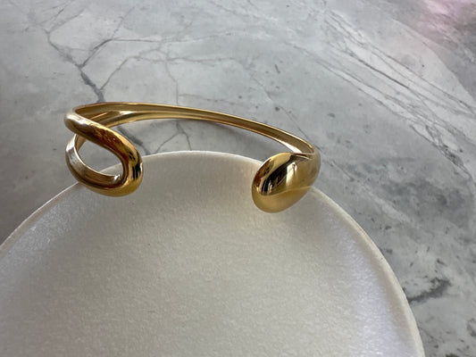 Adjustable Waterproof Timeless 18k Gold Cuff