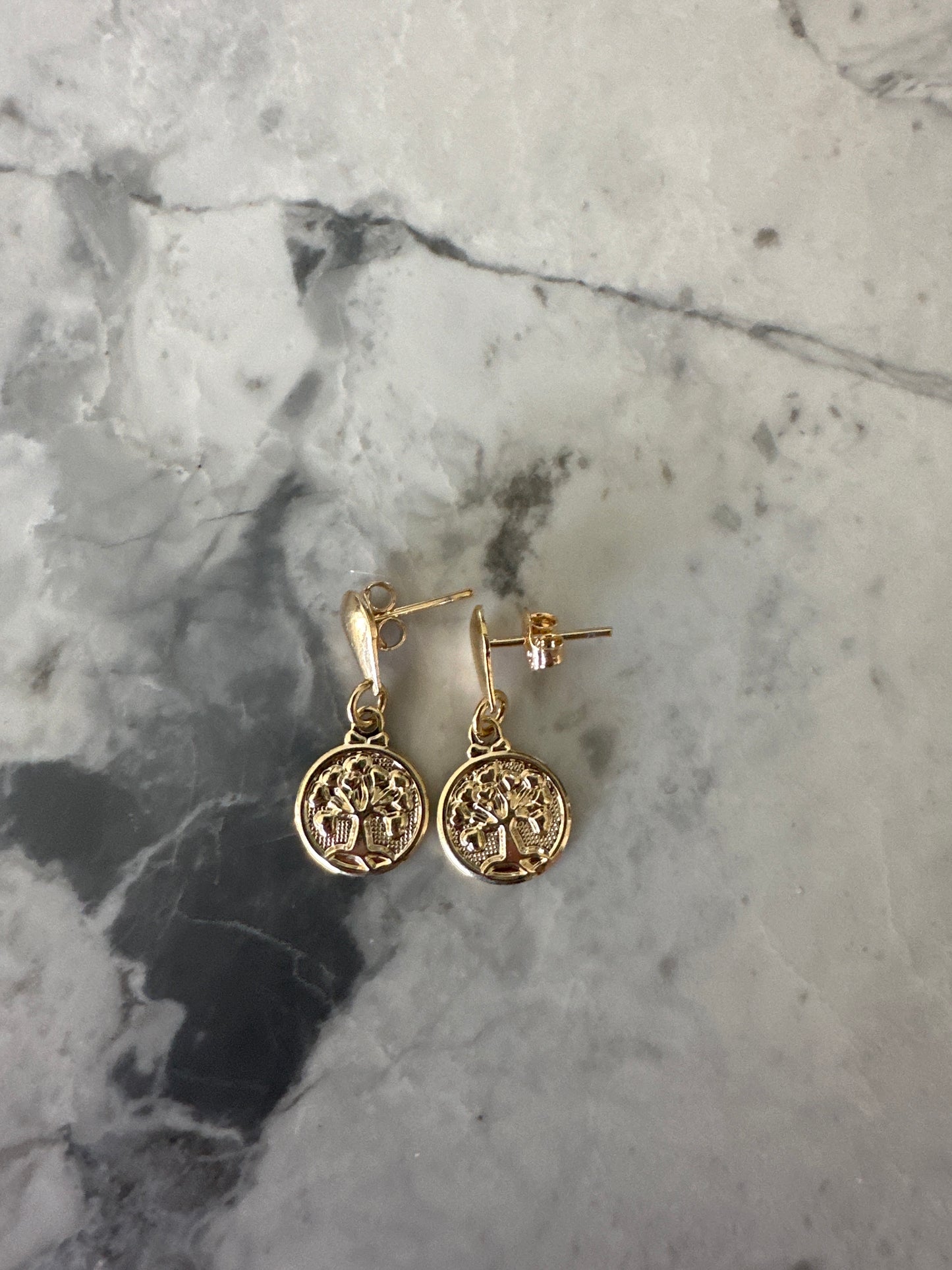 Coin Earrings Gold - Sample Sale