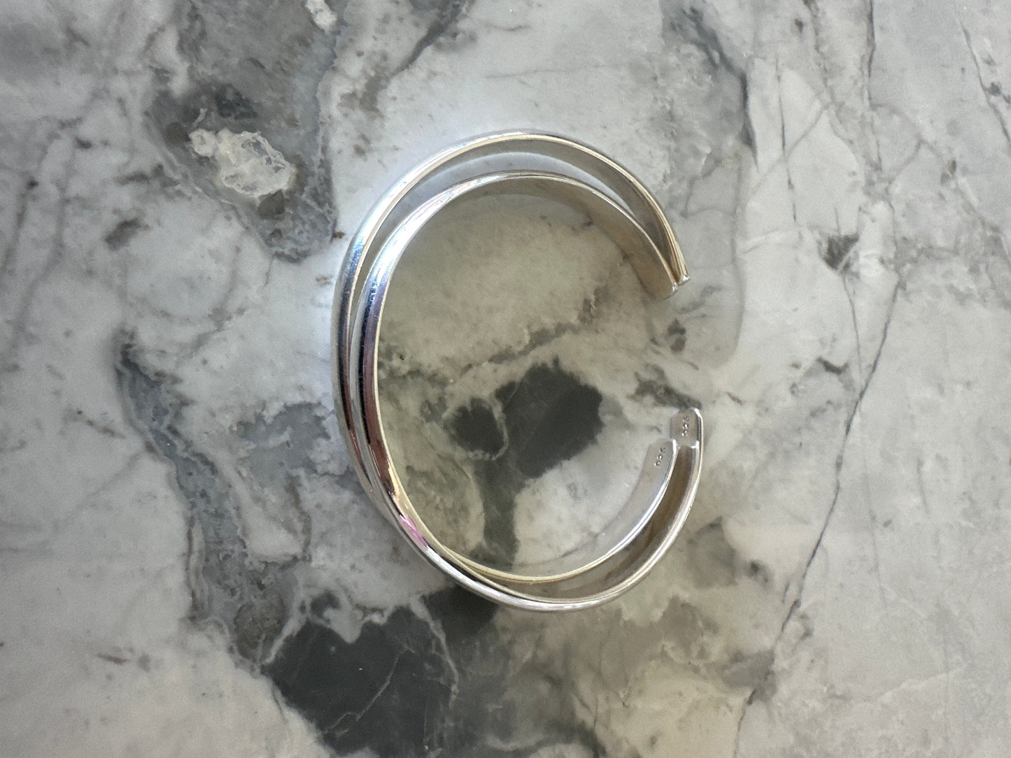 Solid Silver Cuff