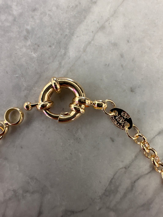 Dainty Rolo Chain Bracelet Gold Filled