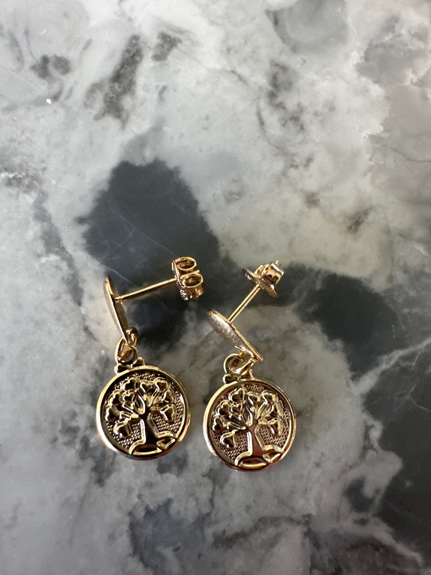 Coin Earrings Gold - Sample Sale