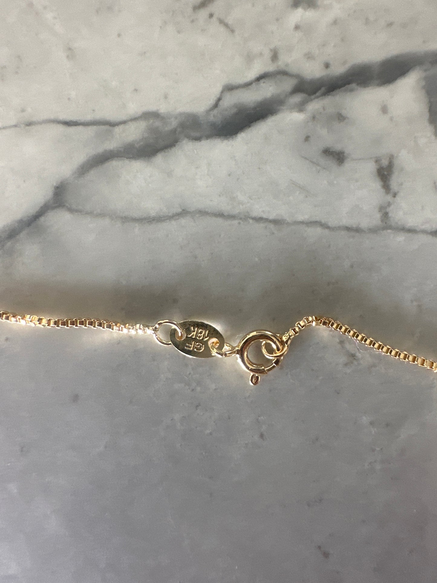 Pearl Charm Cube Necklace