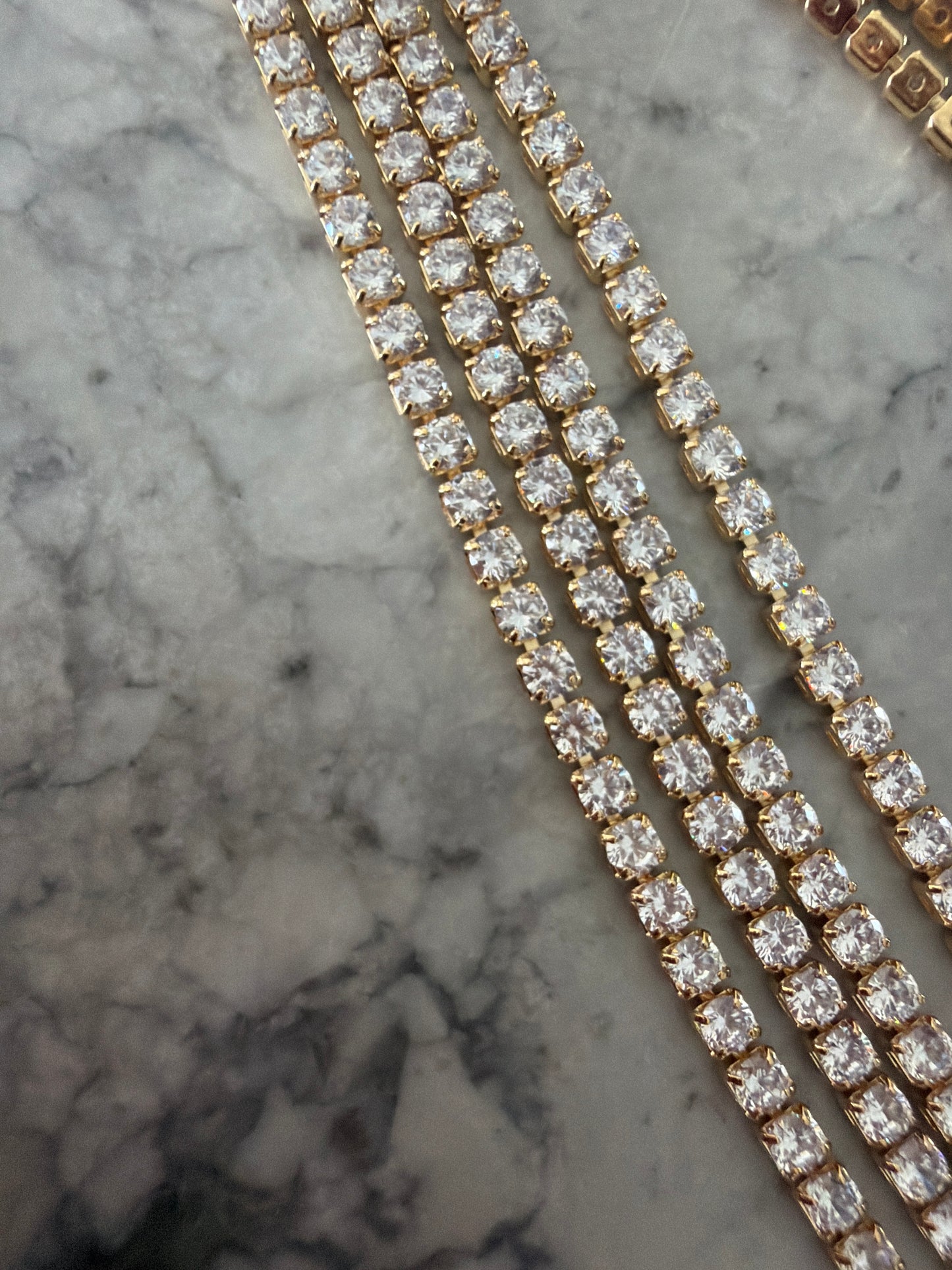 Soleil Crystal Tennis Necklace | 18k Gold-Filled