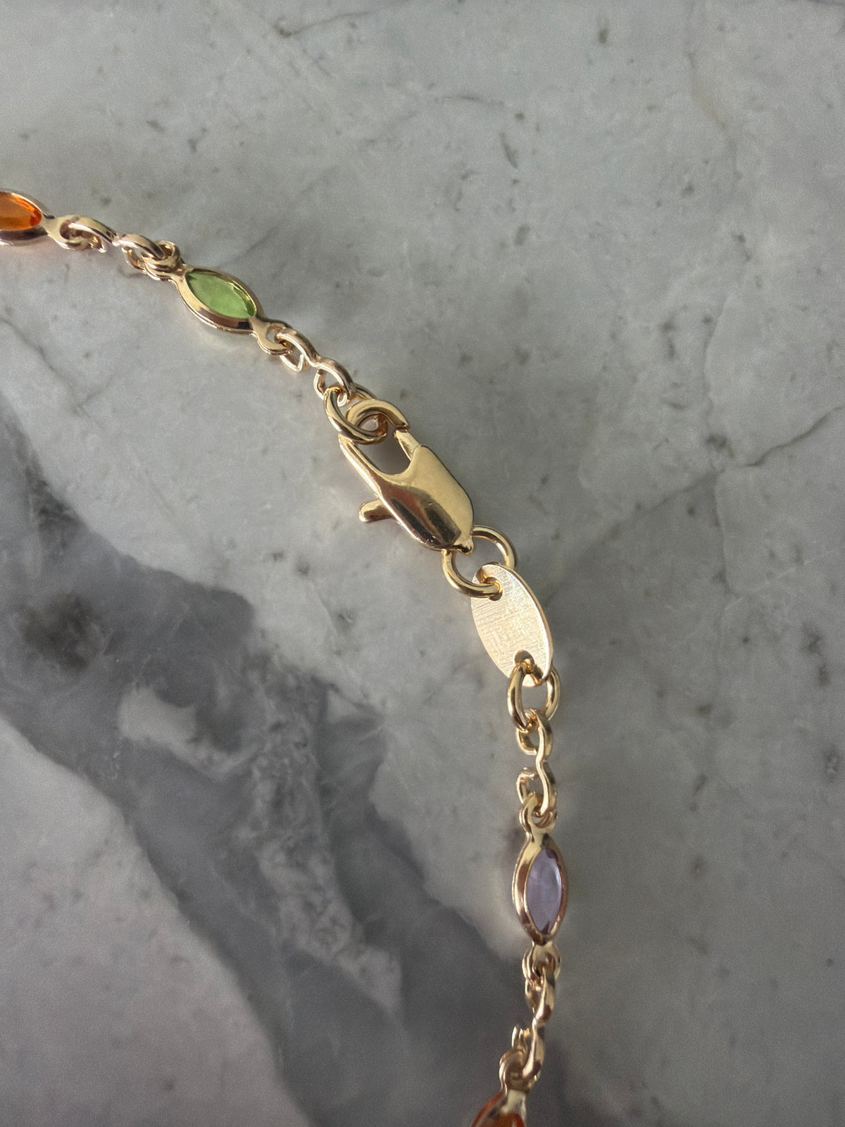 Art Deco Anklet | 18k Gold filled