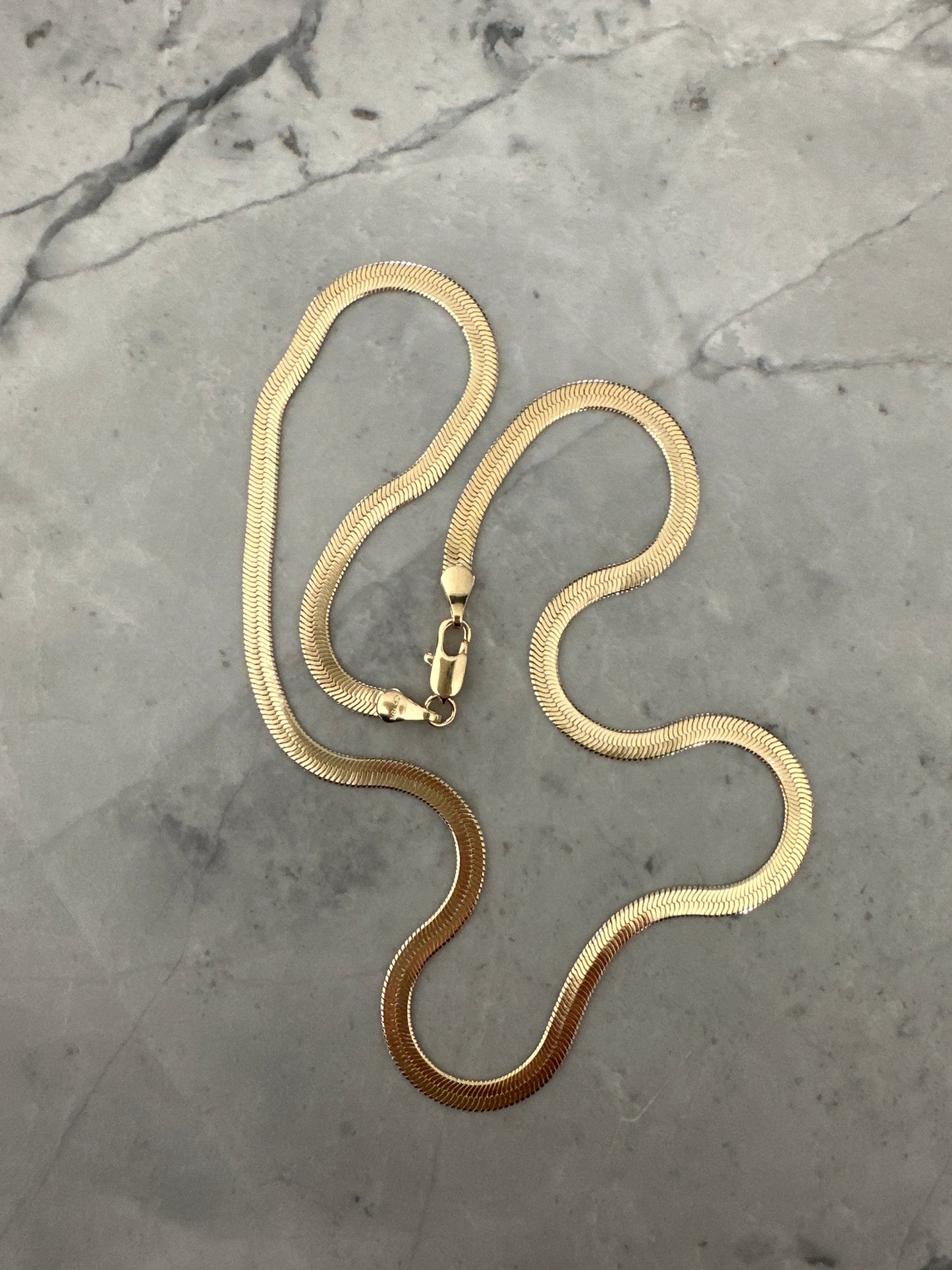 Thick Herrington Snake Chain Gold