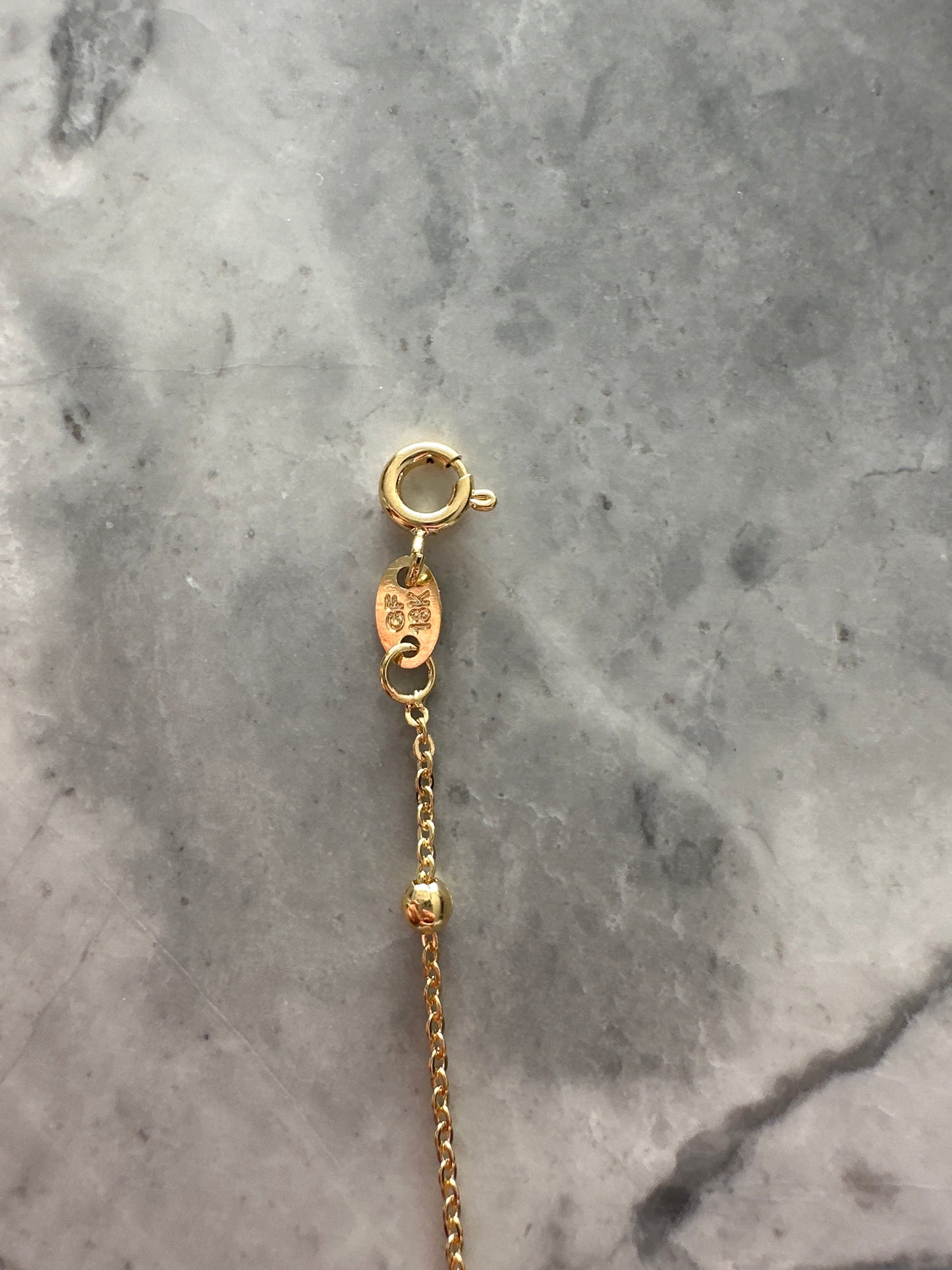 Small Wrist Dainty Accent Bead Bracelet Gold