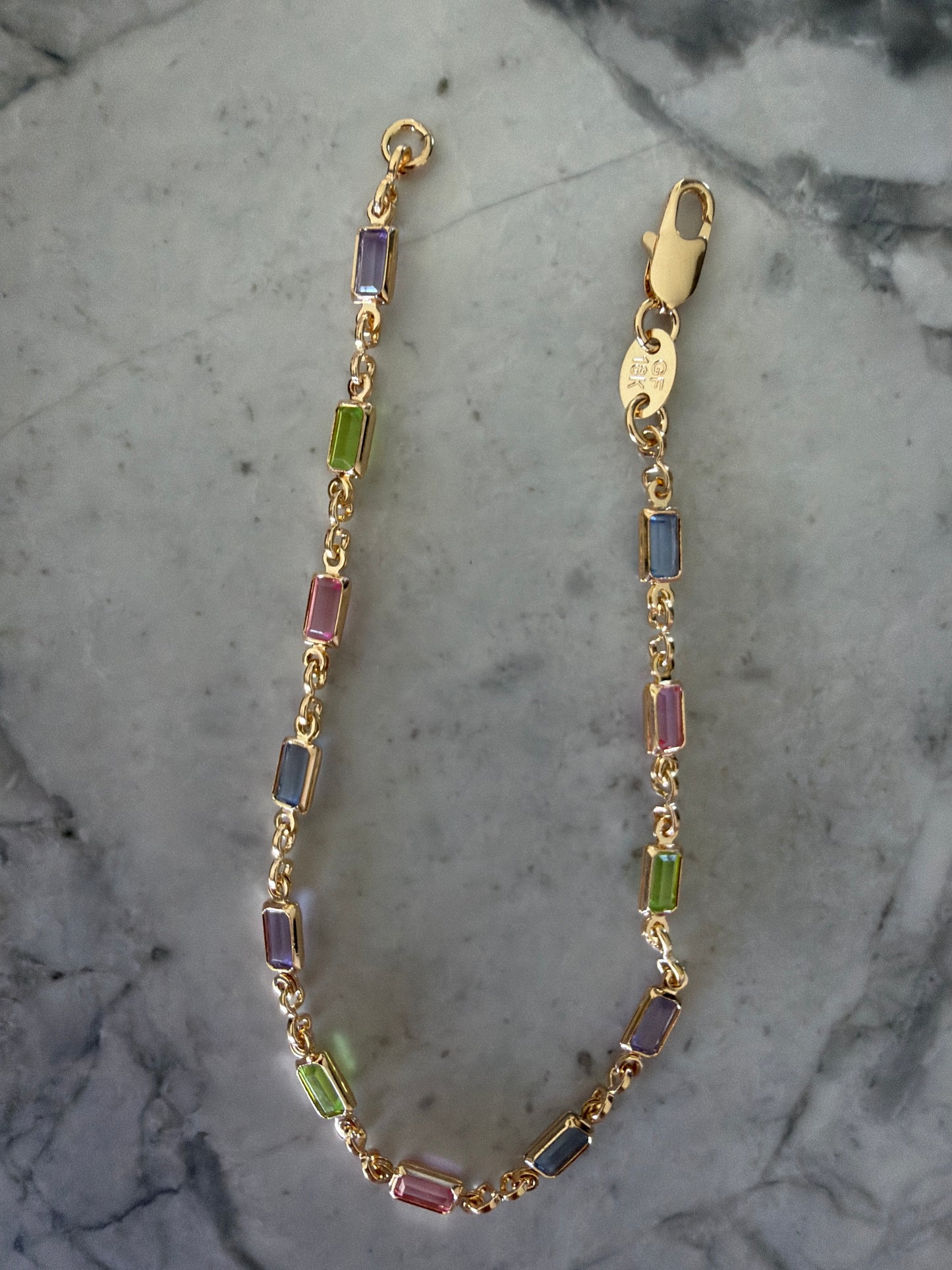 Sara Spring Sorbet Gems Bracelet Gold-filled SALE