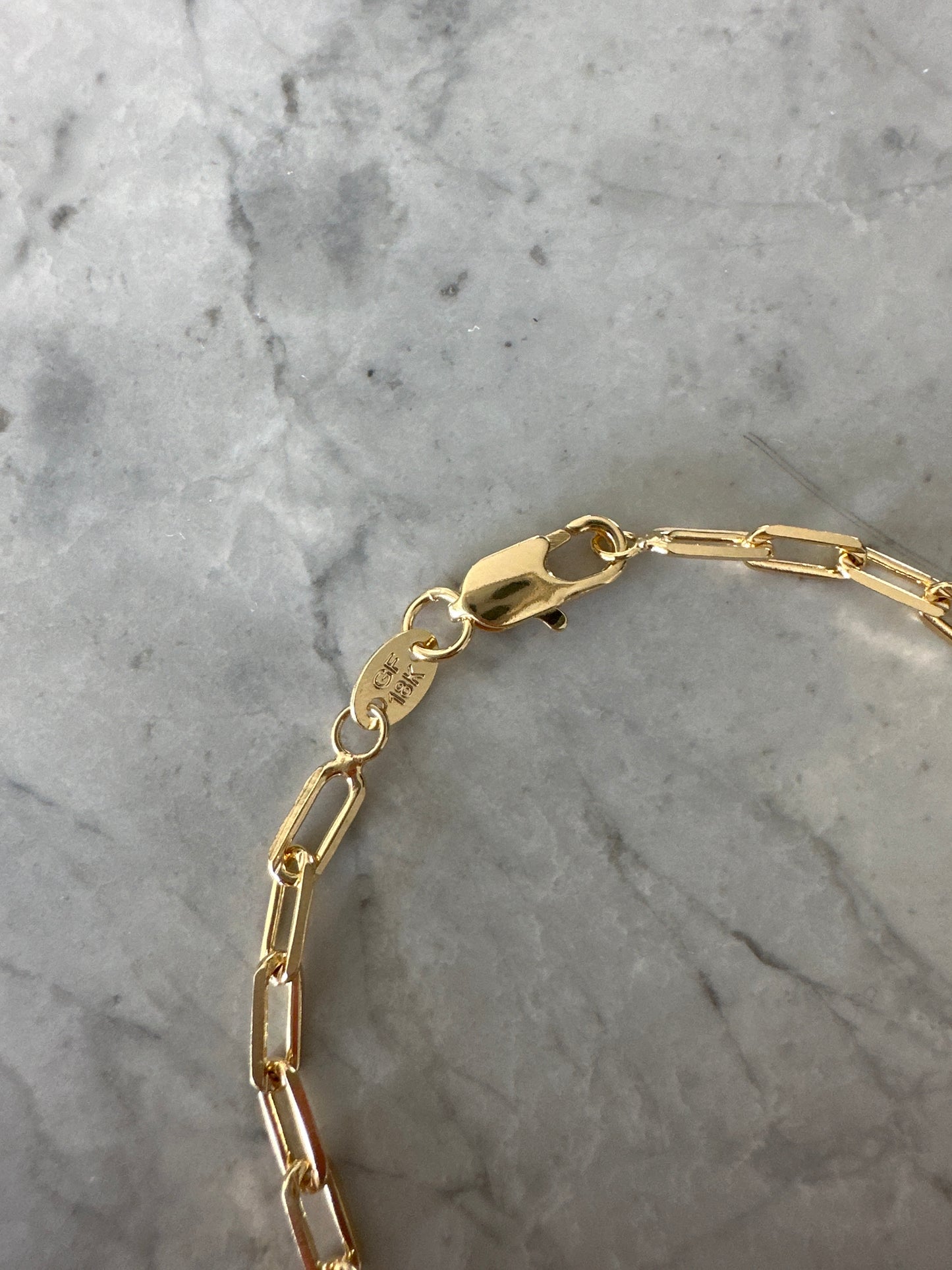 Paperclip Bracelet Gold