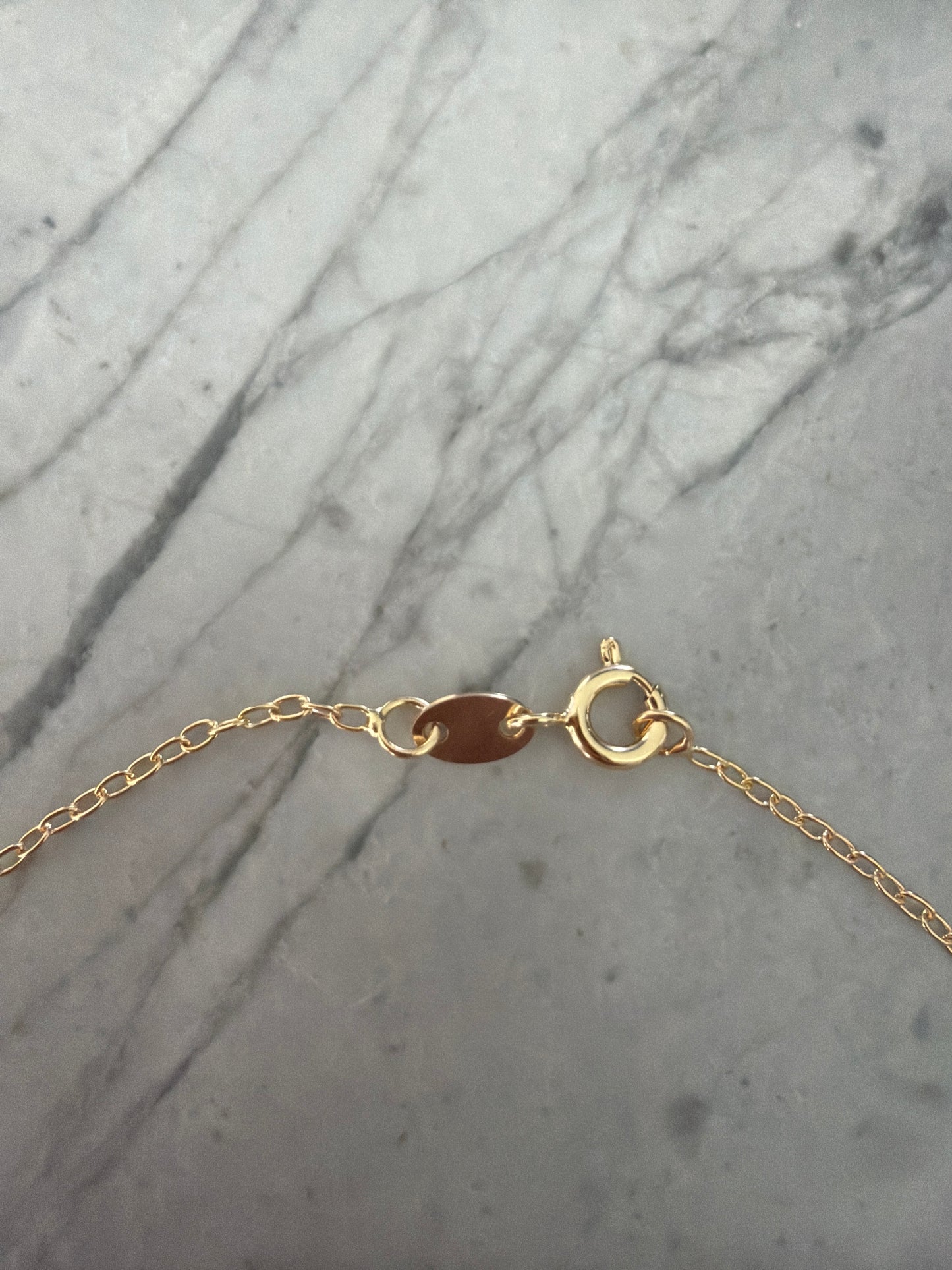 Lucky Horse Shoe 18K Gold-Filled Pendant Necklace (Sample Sale)