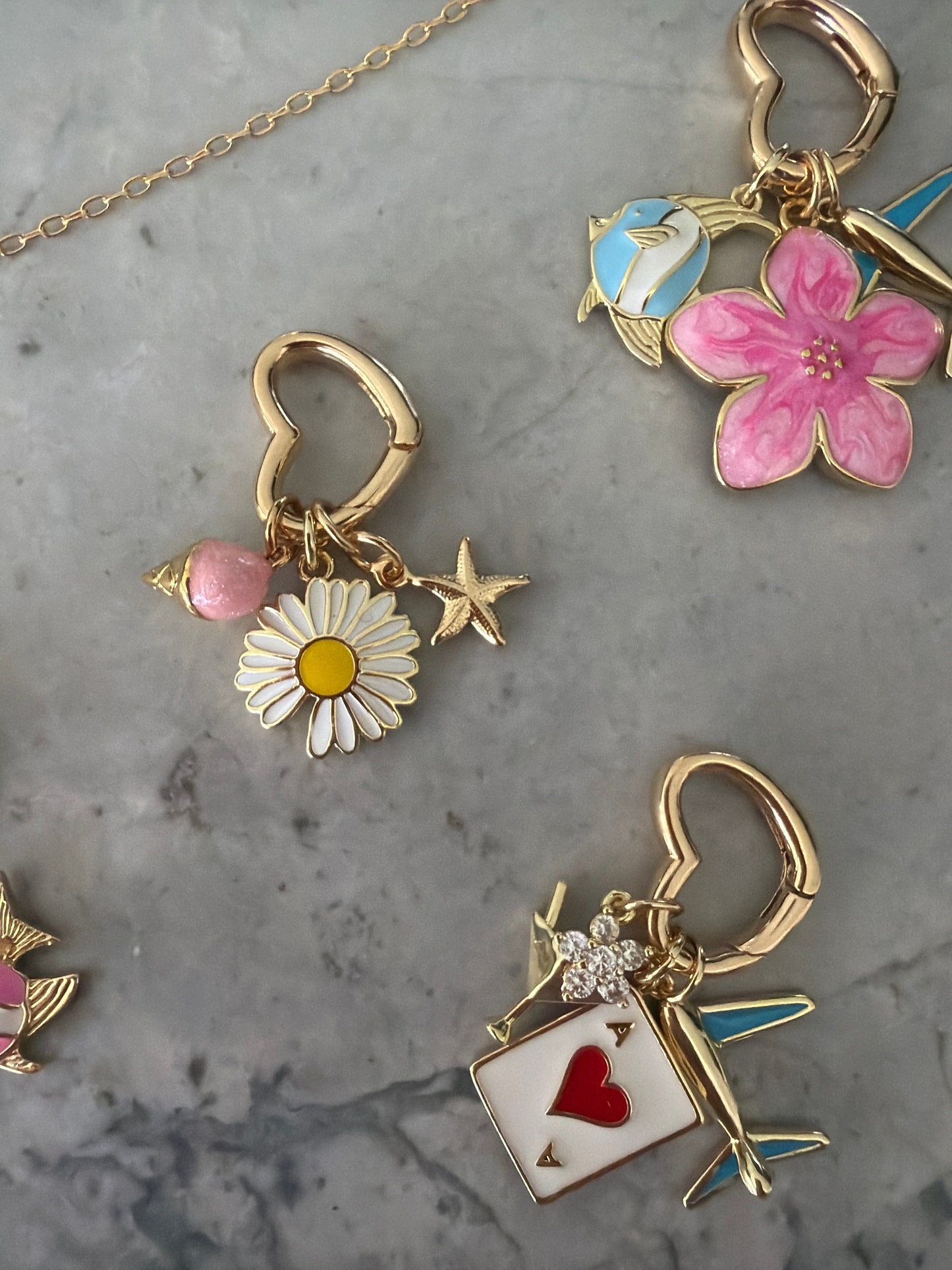 Custom Whimsy Charm Necklace | 18k Gold Filled