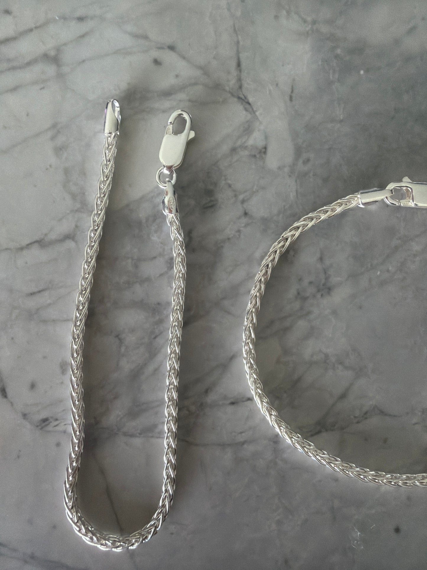 Python Sterling silver bracelet sample sale