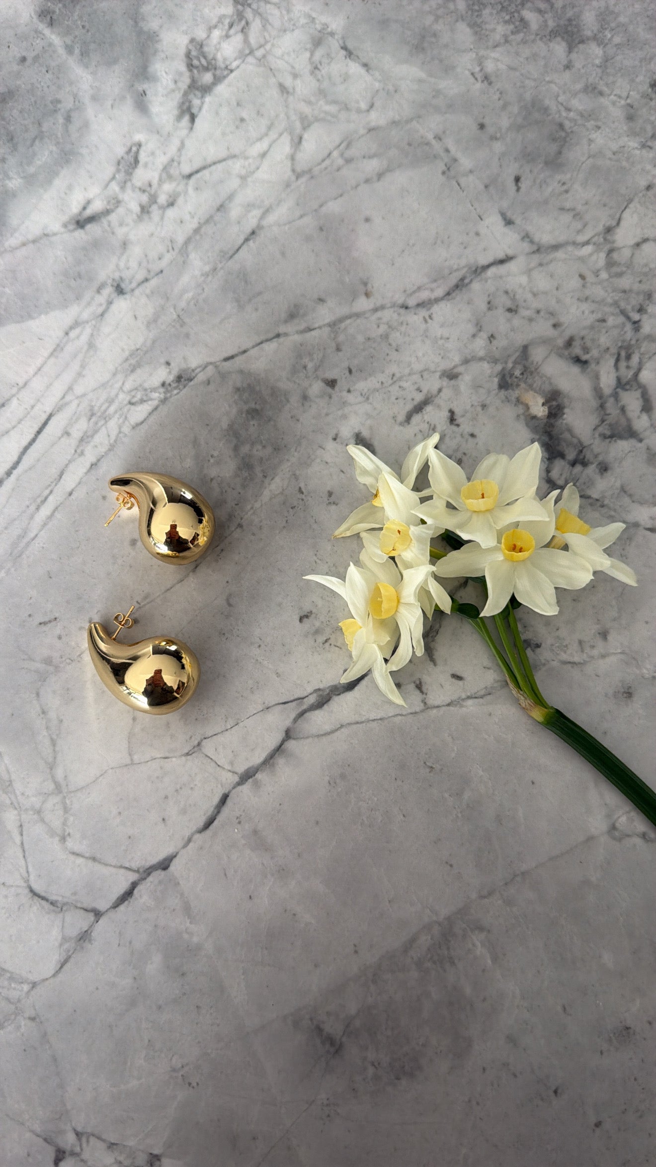 Hailey Large Statement Teardrop Earrings | 18k Gold-Filled