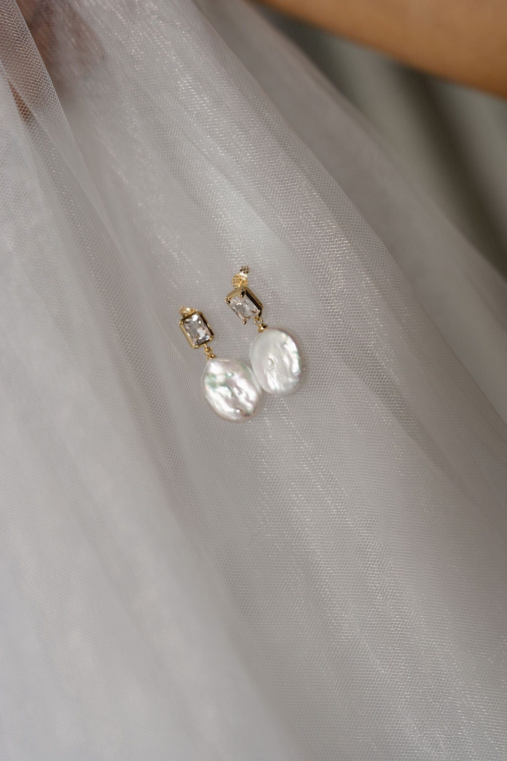 Bridal Whimsy Pearl Earrings