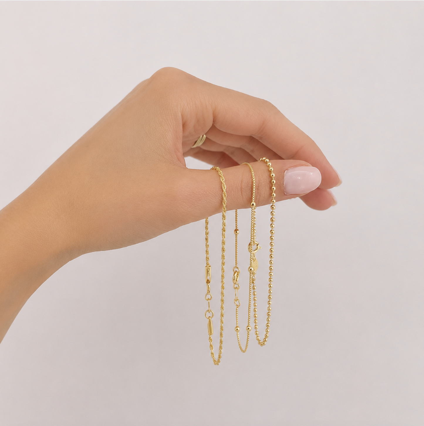 Marta Dainty Rope Tie Bracelet | 18k Gold-Filled - Sale