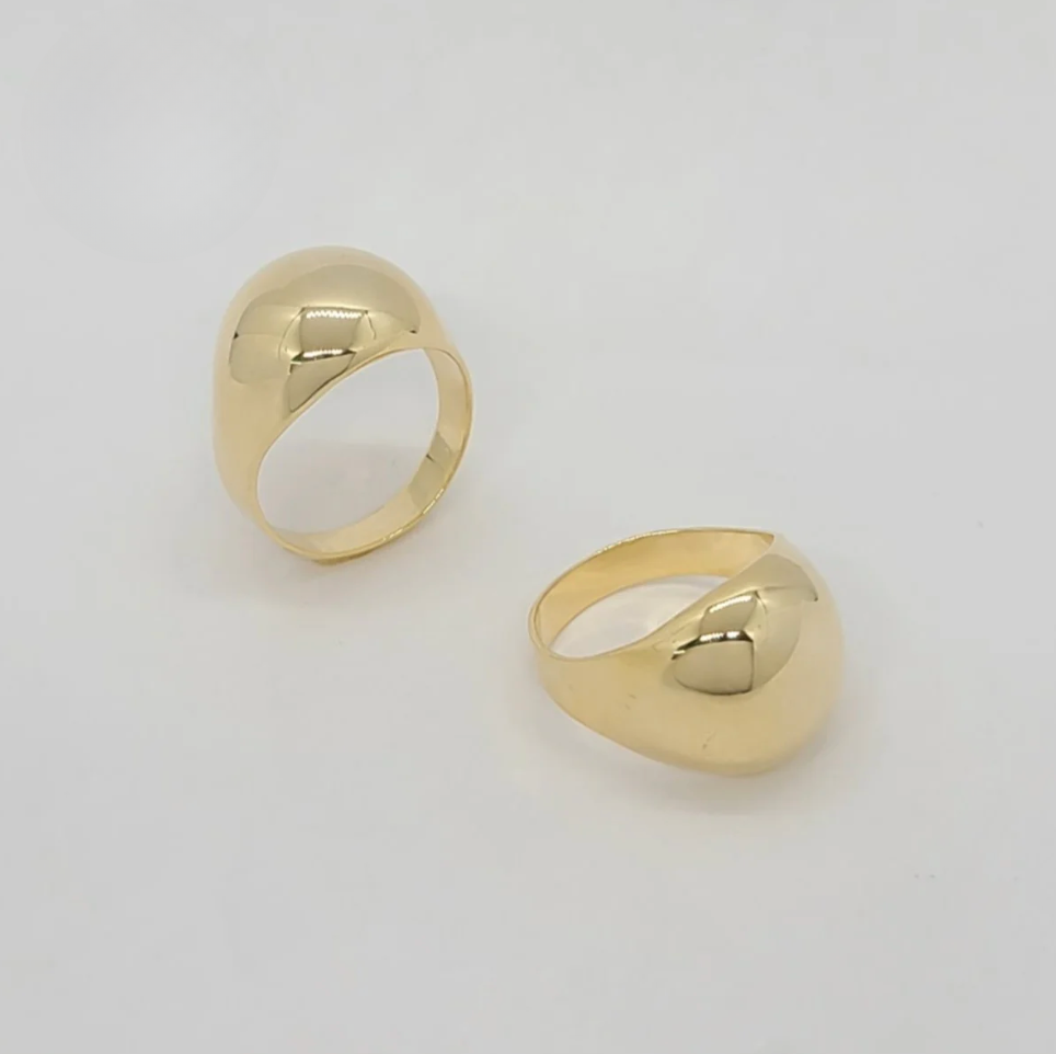 Dome Statement Gold Ring