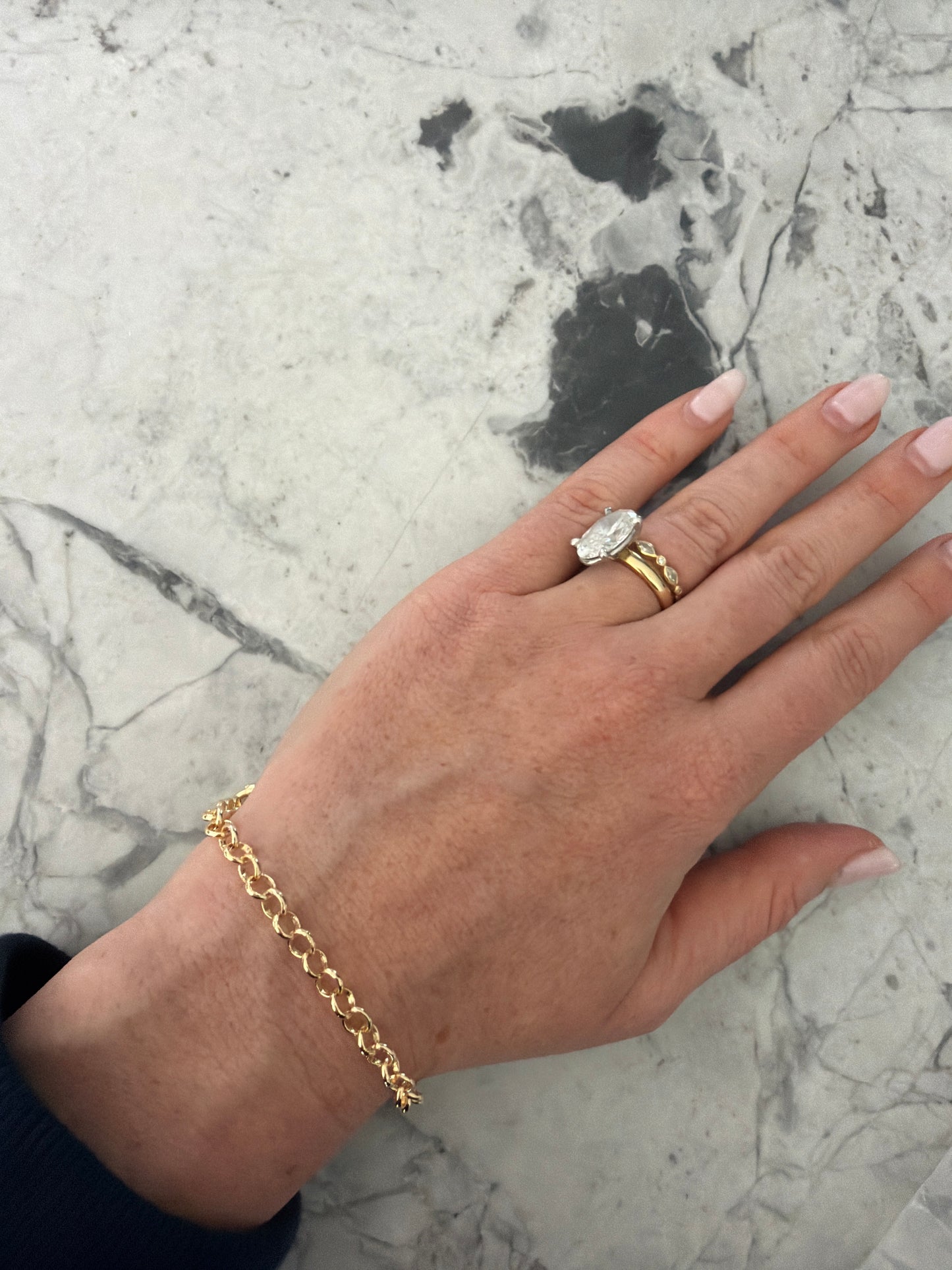 Erin Rolo Chain Bracelet Gold