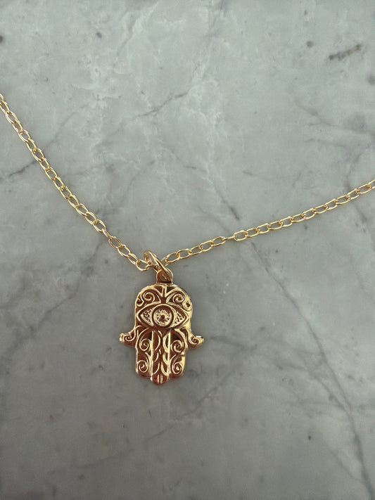 Good Luck Charm Necklace – 18K Gold-Filled (Sample Sale)