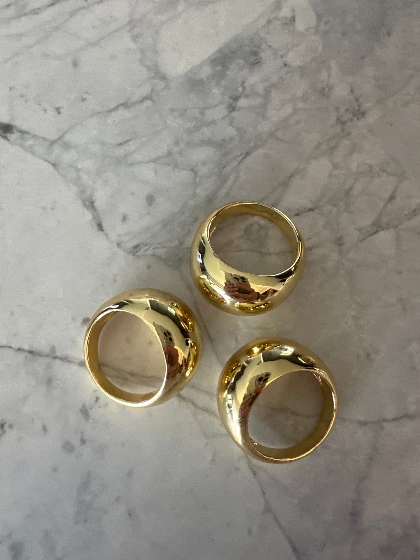 Dome Statement Gold Ring