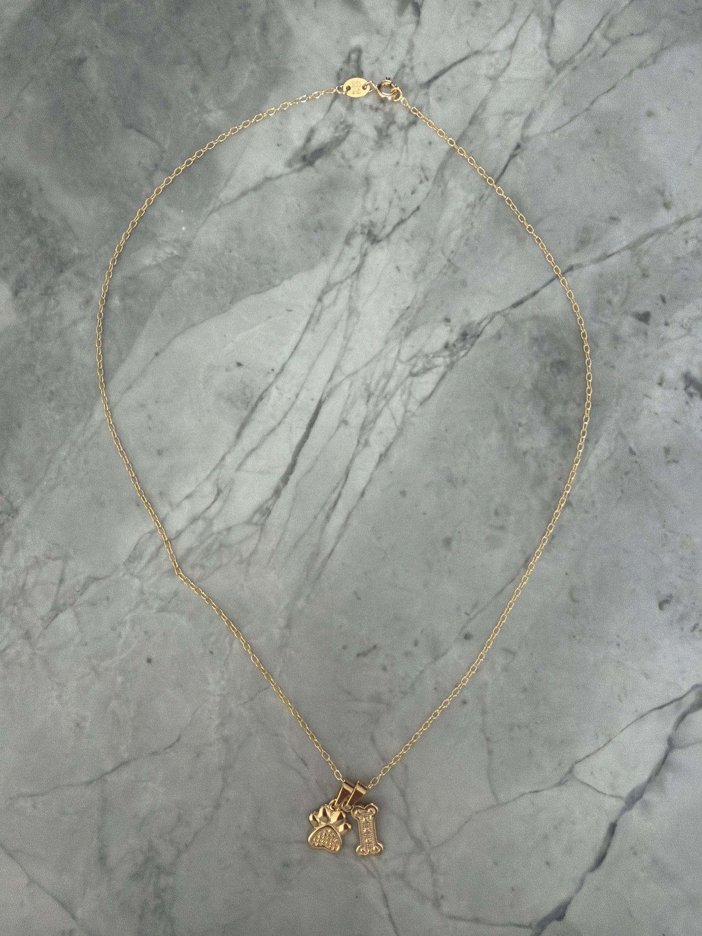 Paw Dogo Love Necklace  18K Gold-Filled SAMPLE SALE