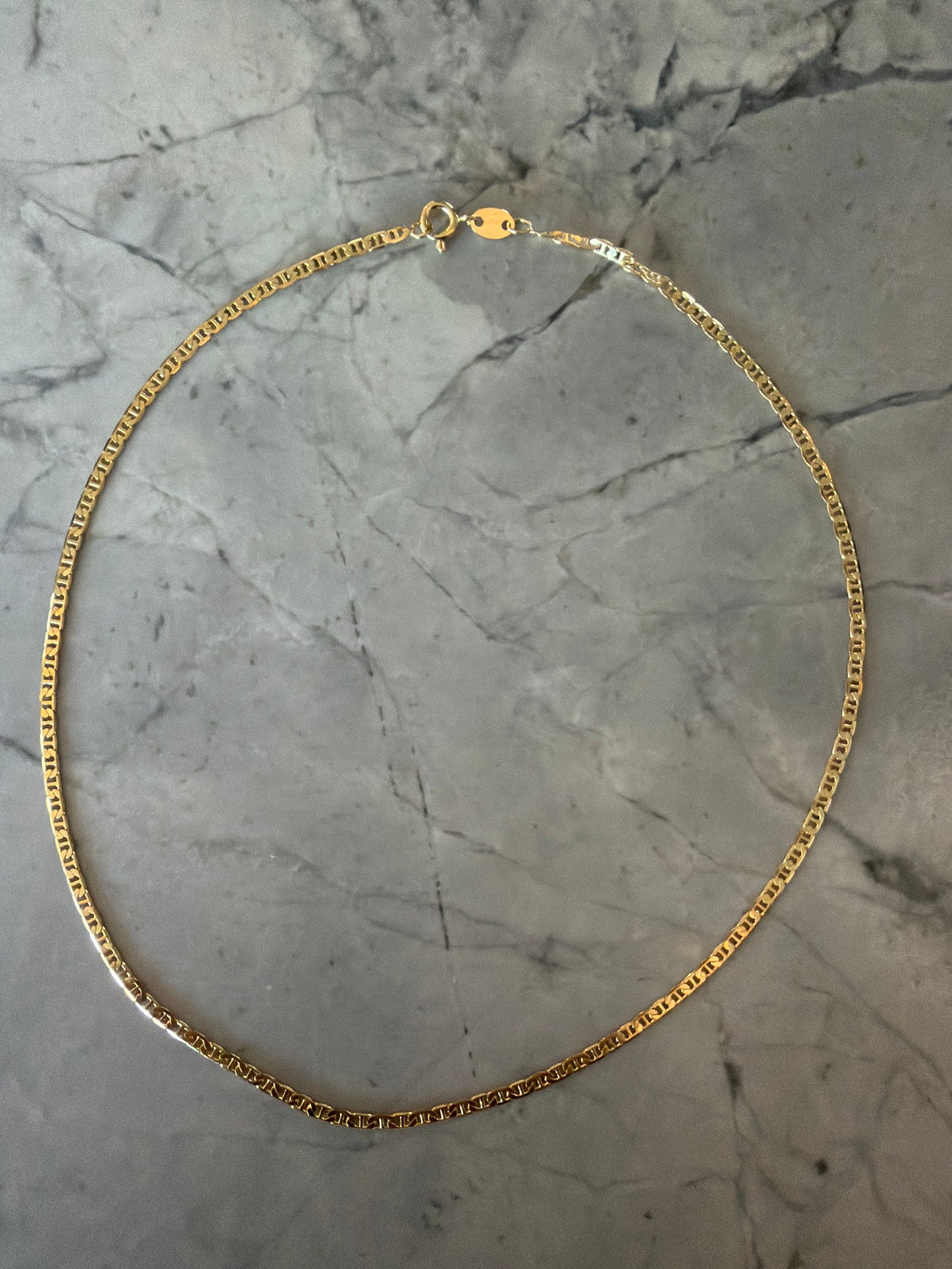 Italian links necklace | 18k gold filled