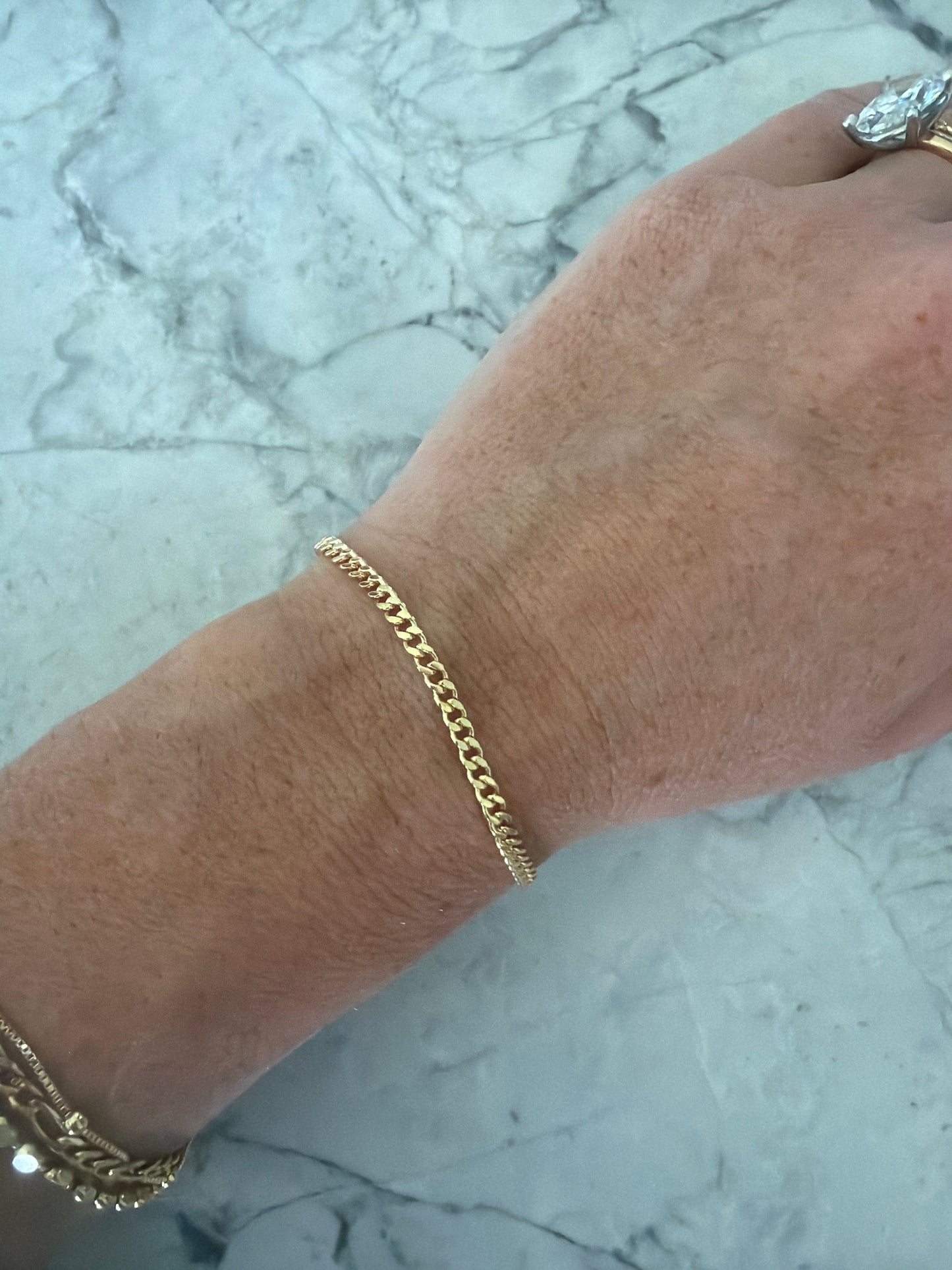Curtis Cuban Chain Bracelet – 18K Gold-Filled