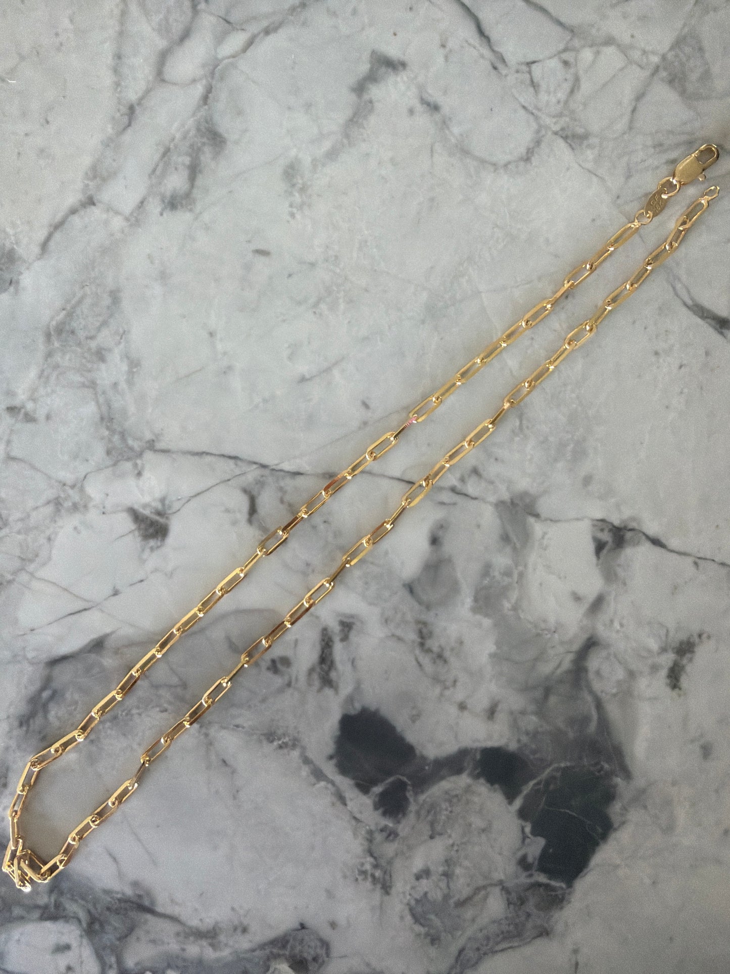 Rae Stackable Paperclip Links Necklace