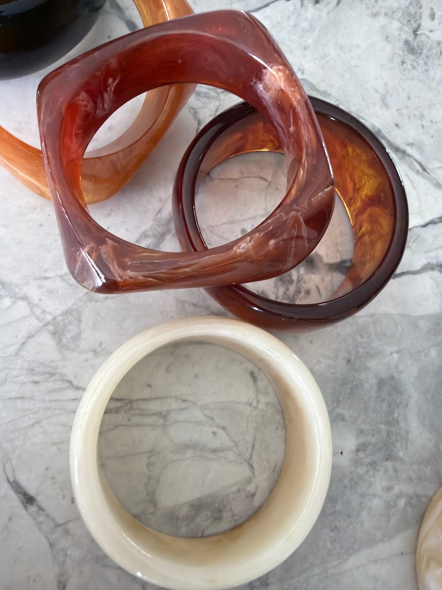 Statement Resin Bangles (set of 2) MAFS SALE