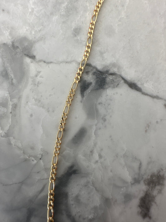 Figaro Stackable Gold Chain