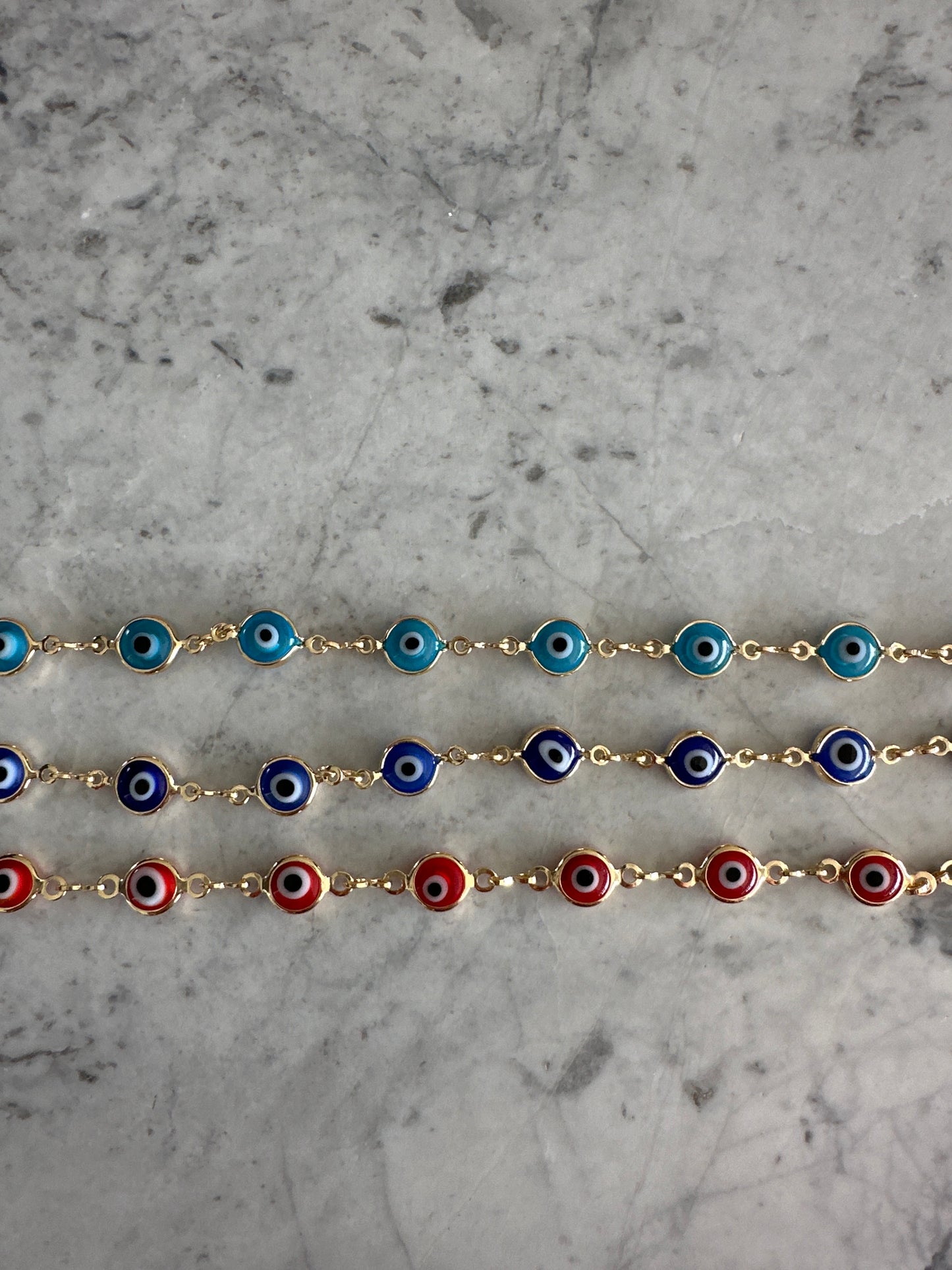 Evil Eye Gold Bracelet
