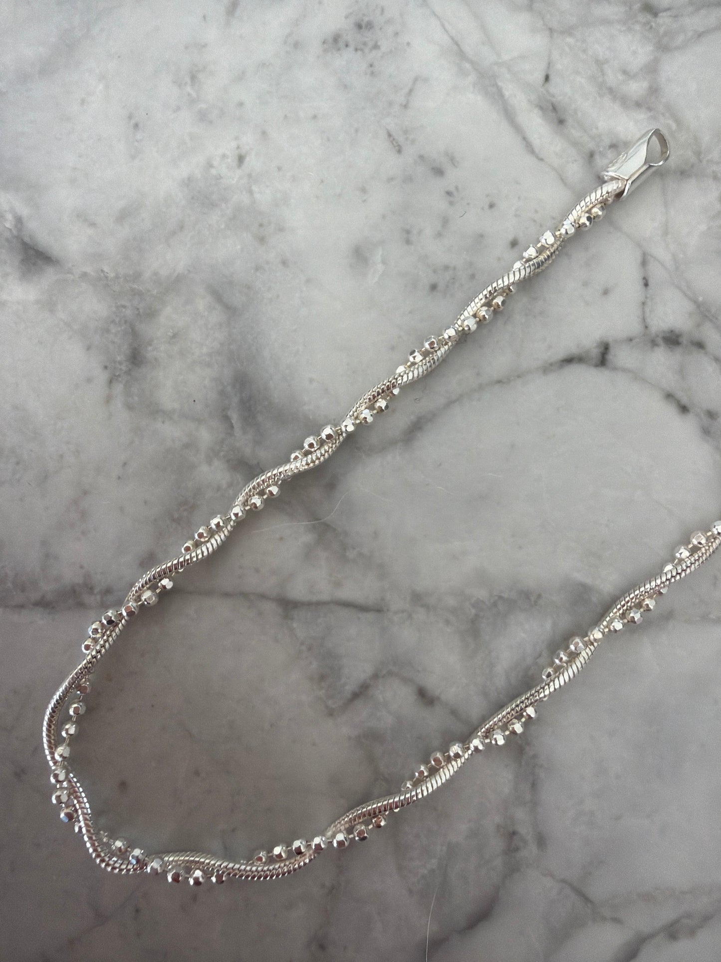 Sterling Silver Twist Bracelet (PRE ORDER DUE TO DEMAND - and on sale)