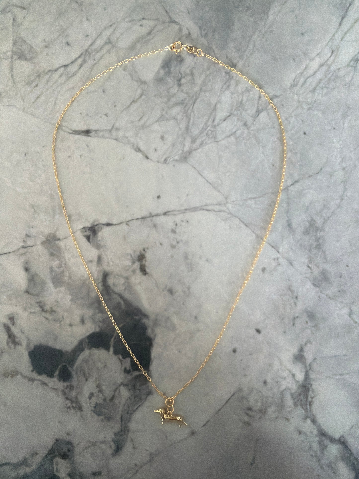 Dashie Dog Necklace | 18k Gold-Filled