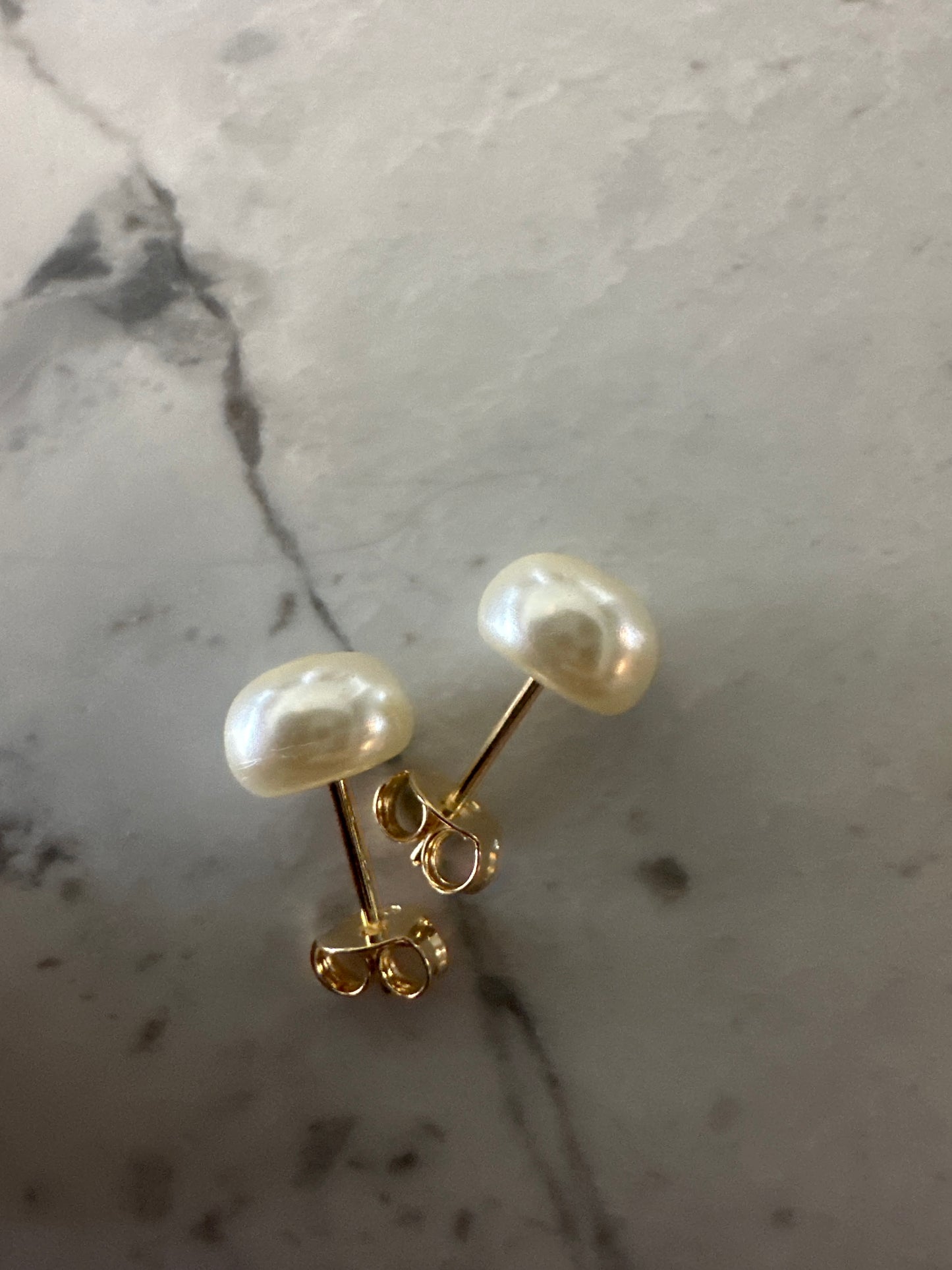Half Pearl Statement Studs (set of 3)