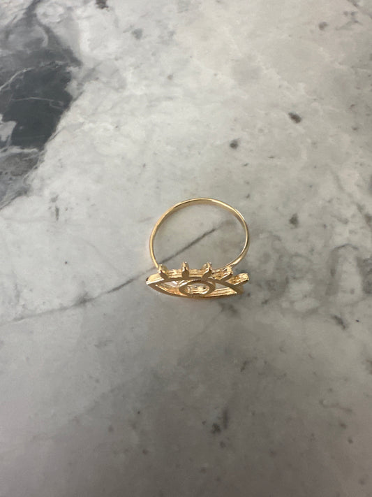 Evil-Eye Ring Gold - Sample Sale