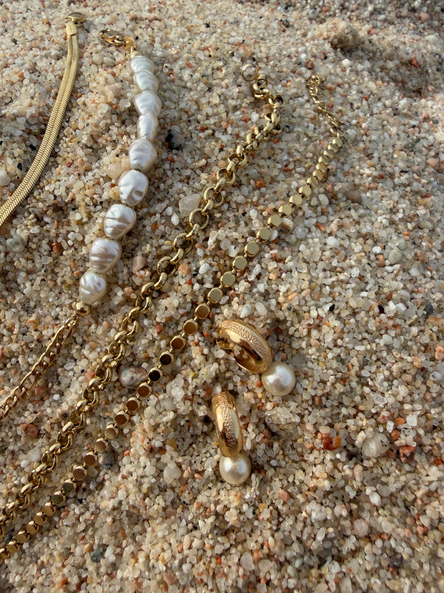 Flat Circle Chain Bracelet Gold (PRE ORDER)