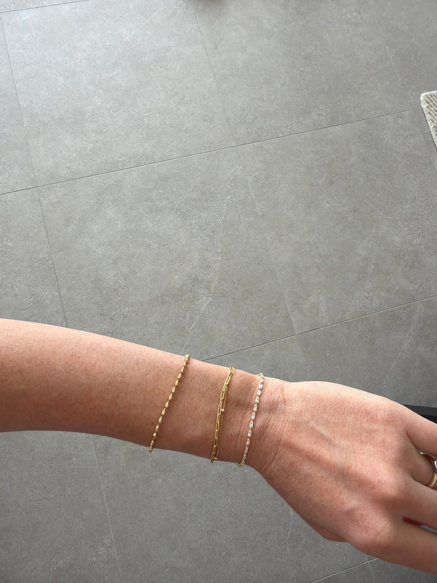 Izzy Dainty Tennis Bracelet | 18k Gold-Filled