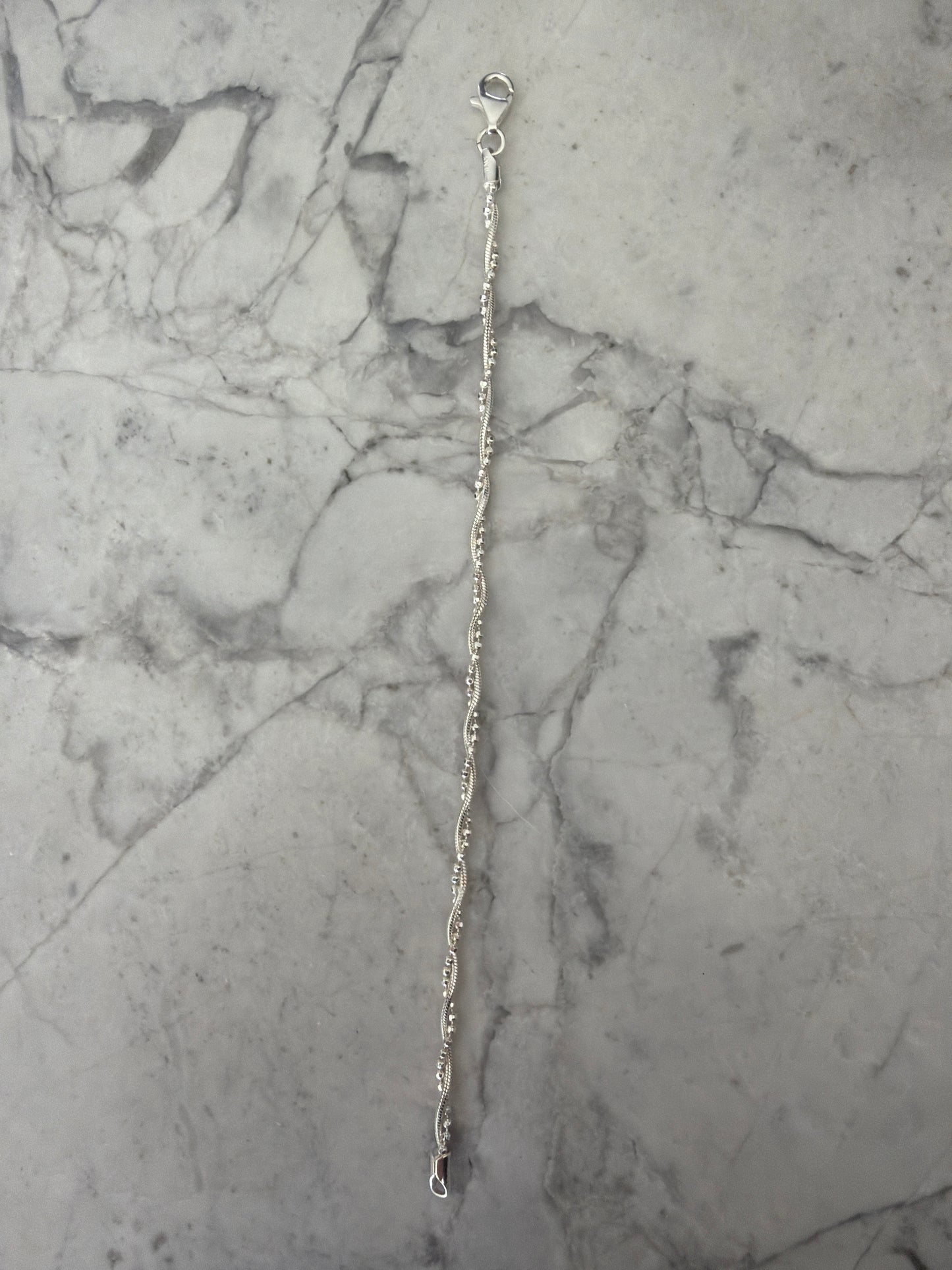 Sterling Silver Twist Bracelet (PRE ORDER DUE TO DEMAND - and on sale)