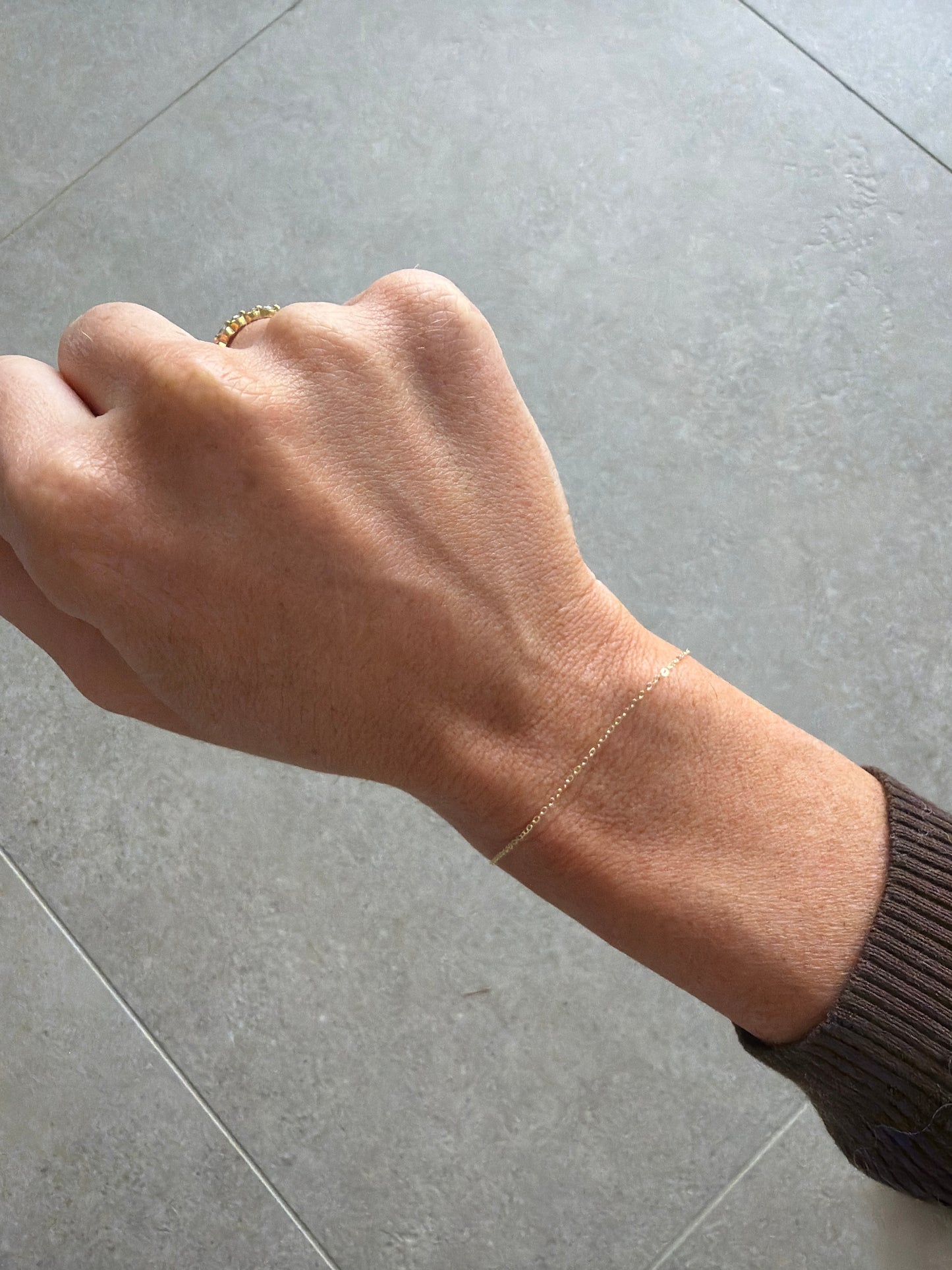 9k Solid Gold Dainty Bracelet