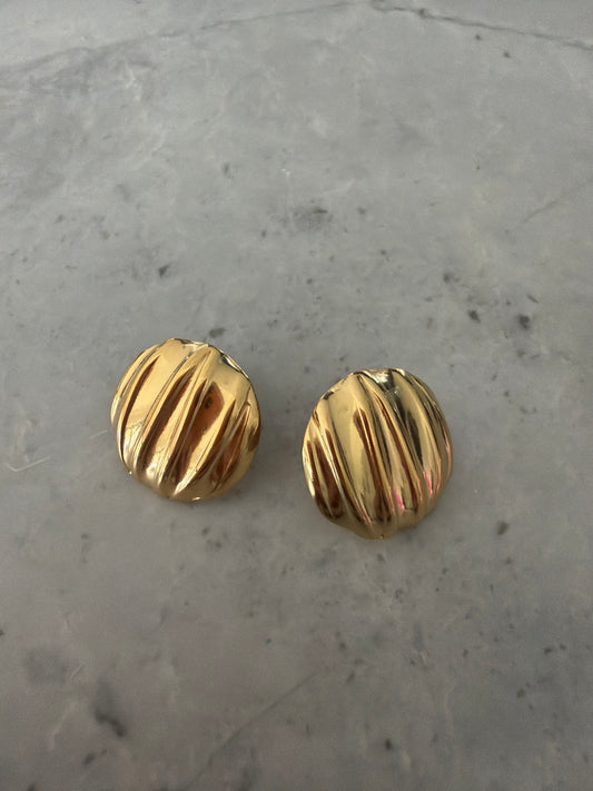 Circle studs 18k Gold Plated Studs