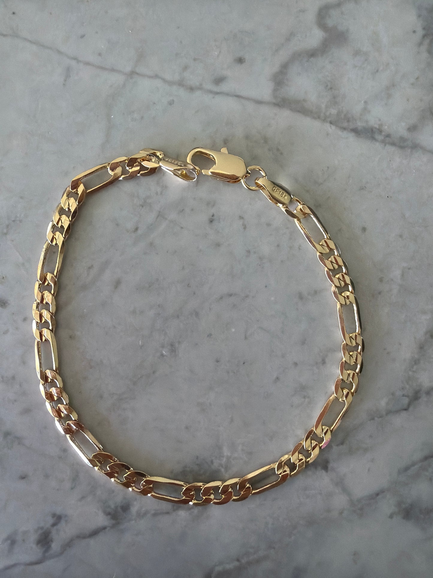 Eve 18k Gold-Filled Tuscany Figaro Bracelet