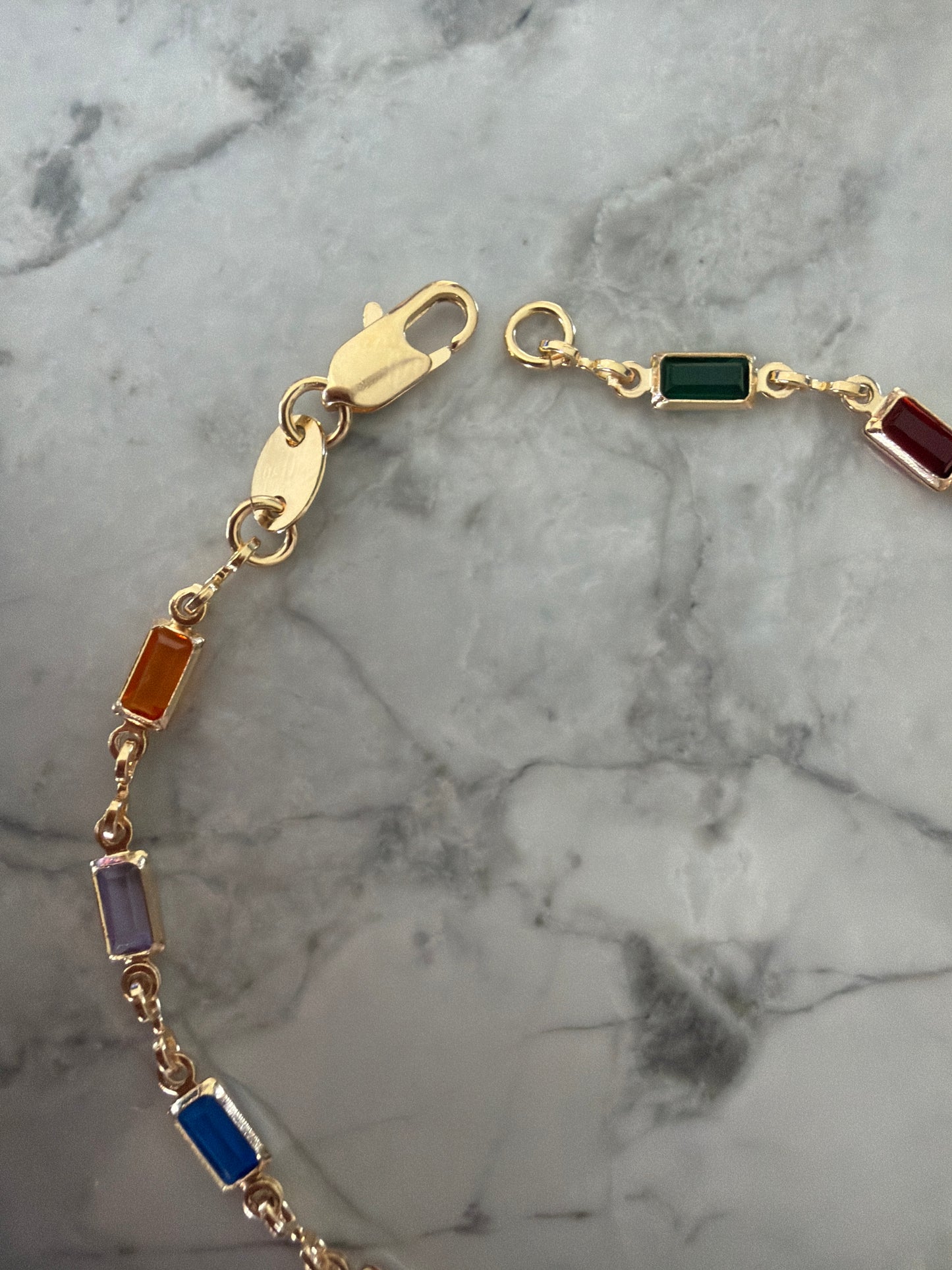 Natalie Art Deco Gem Bracelet