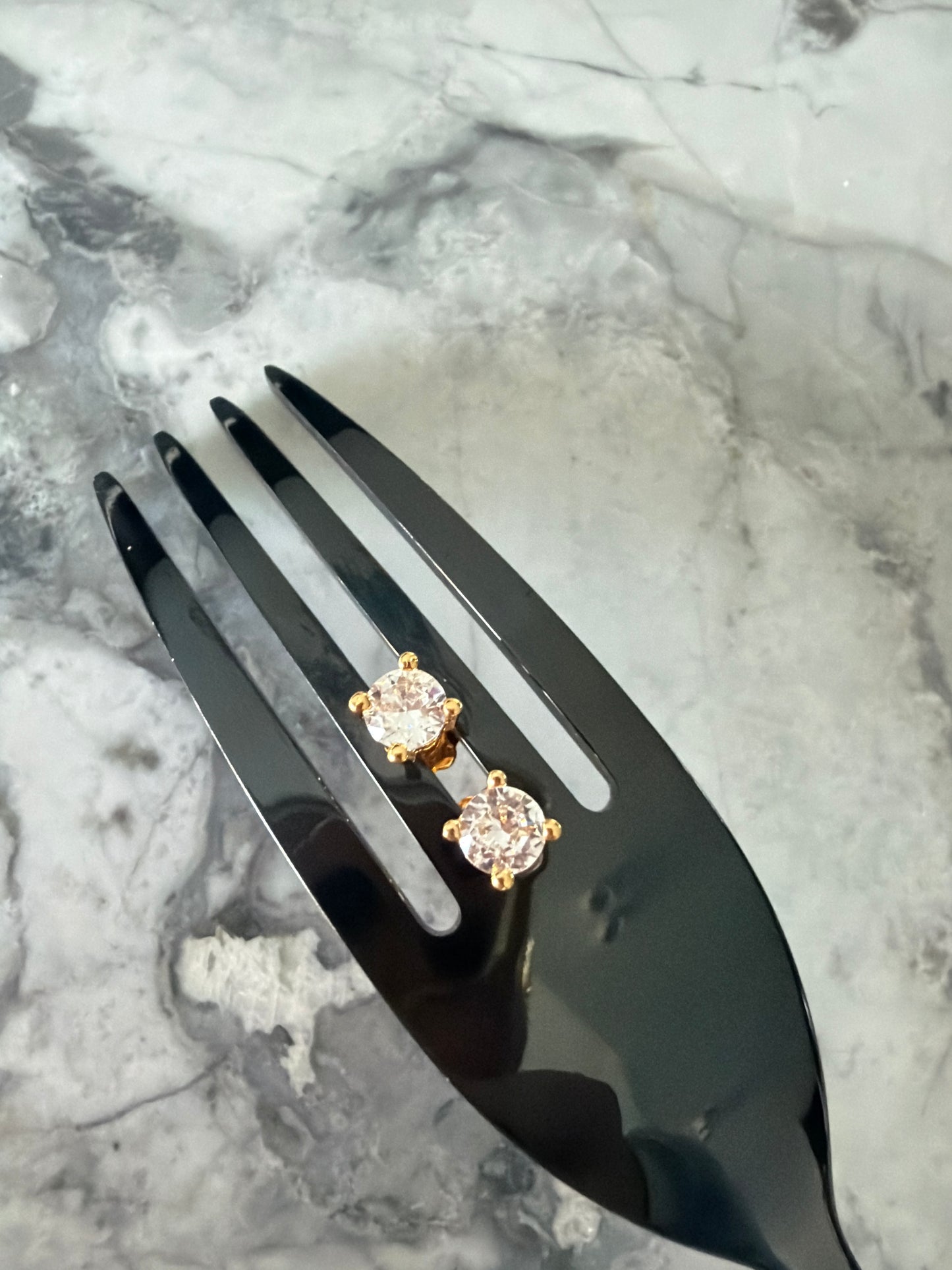 Vienna Small  Everyday Zircon Studs | 18k Gold-Filled - Sale