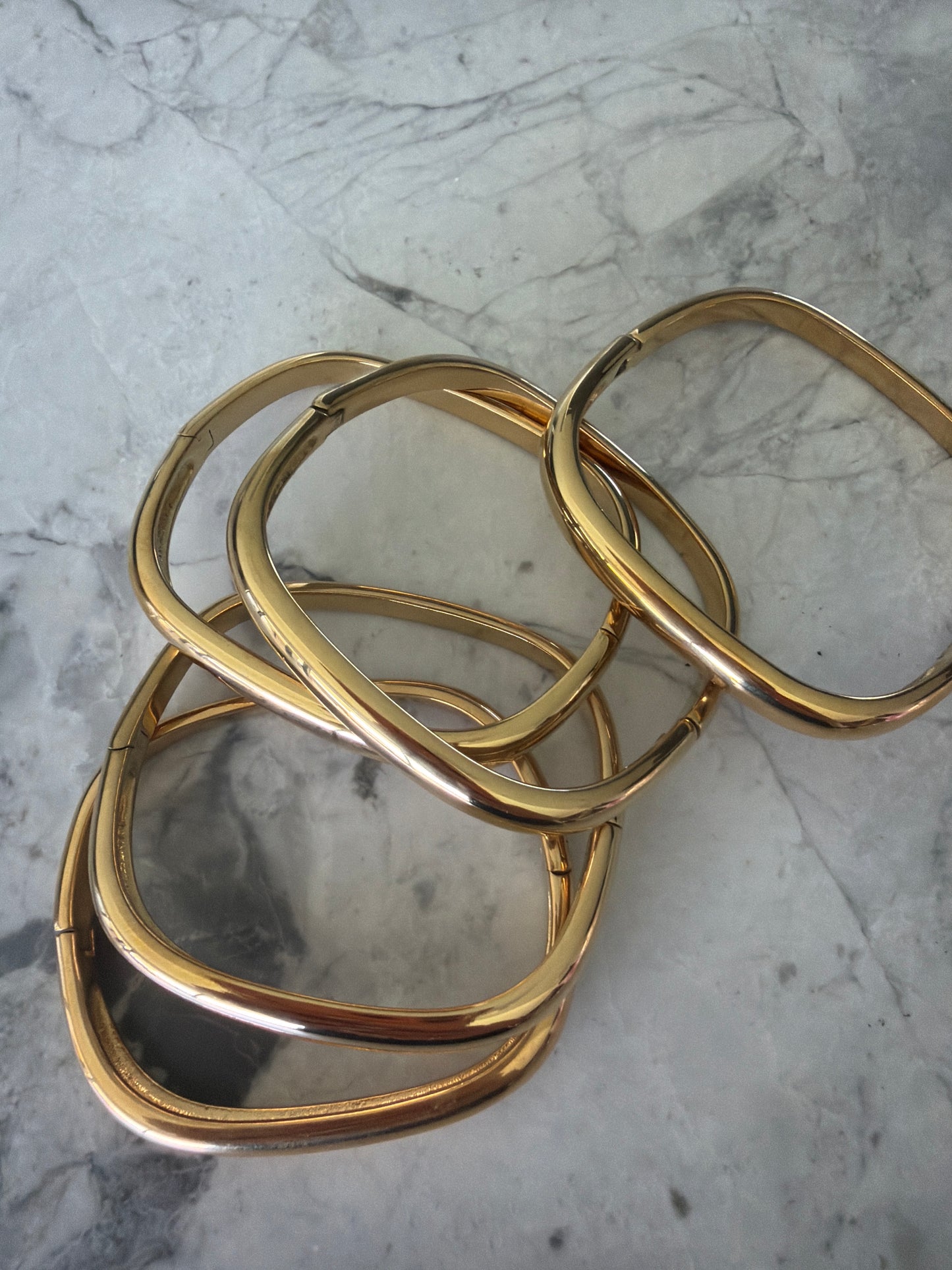 Openable Gold Classic Bangle SALE