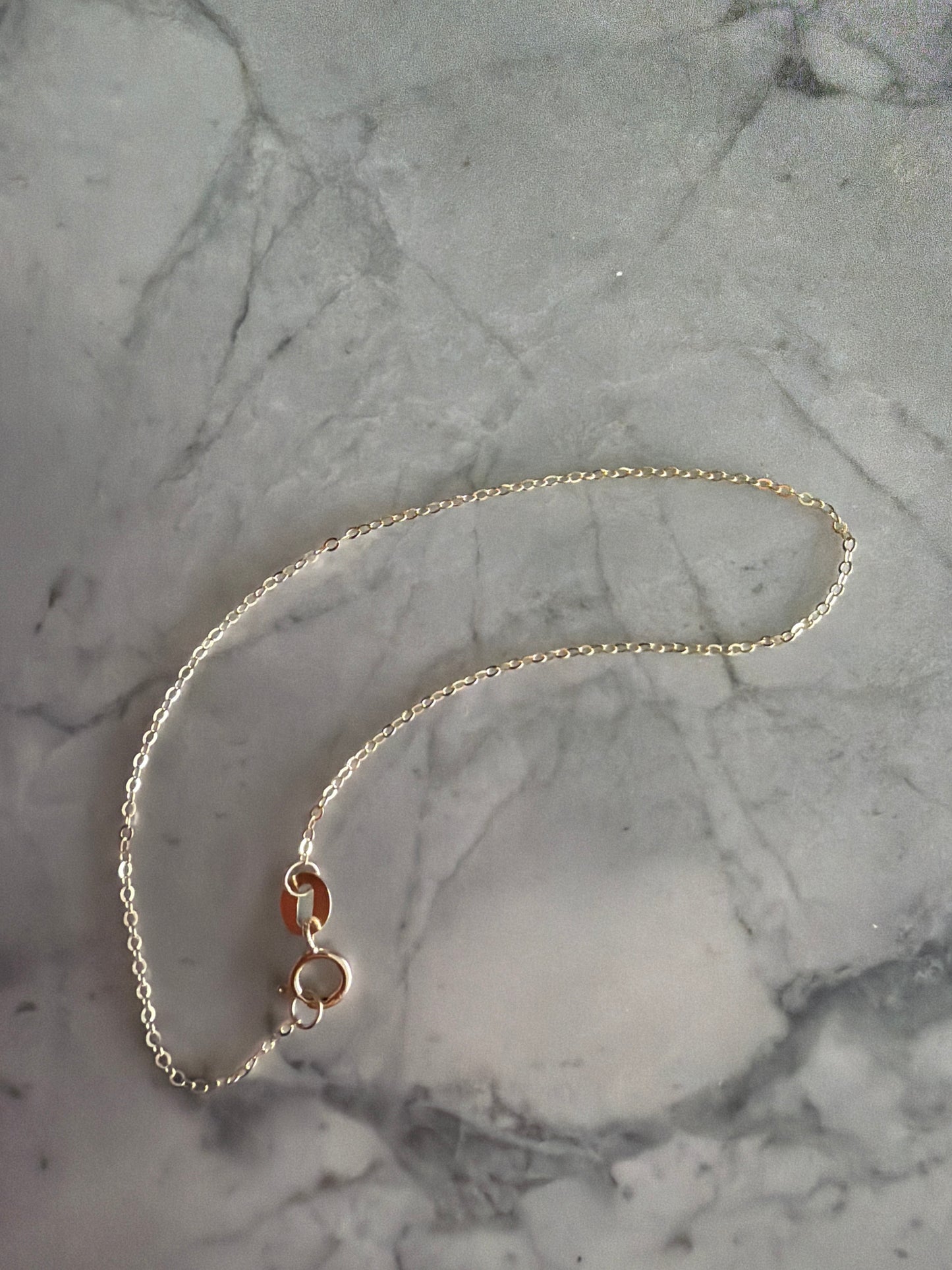 9k Solid Gold Dainty Bracelet